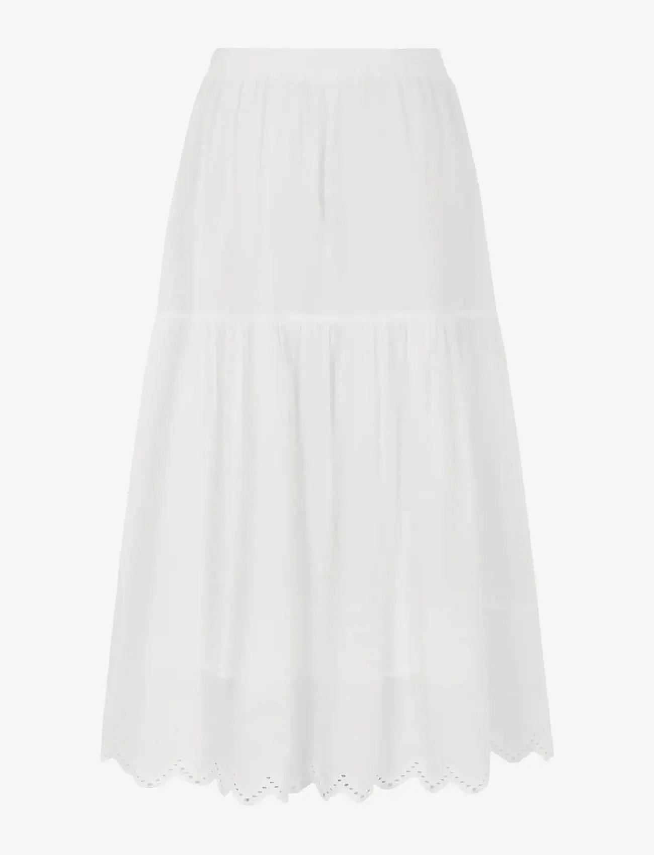 Soft Rebels - SRAvelina Skirt - midi nederdele - snow white - 2