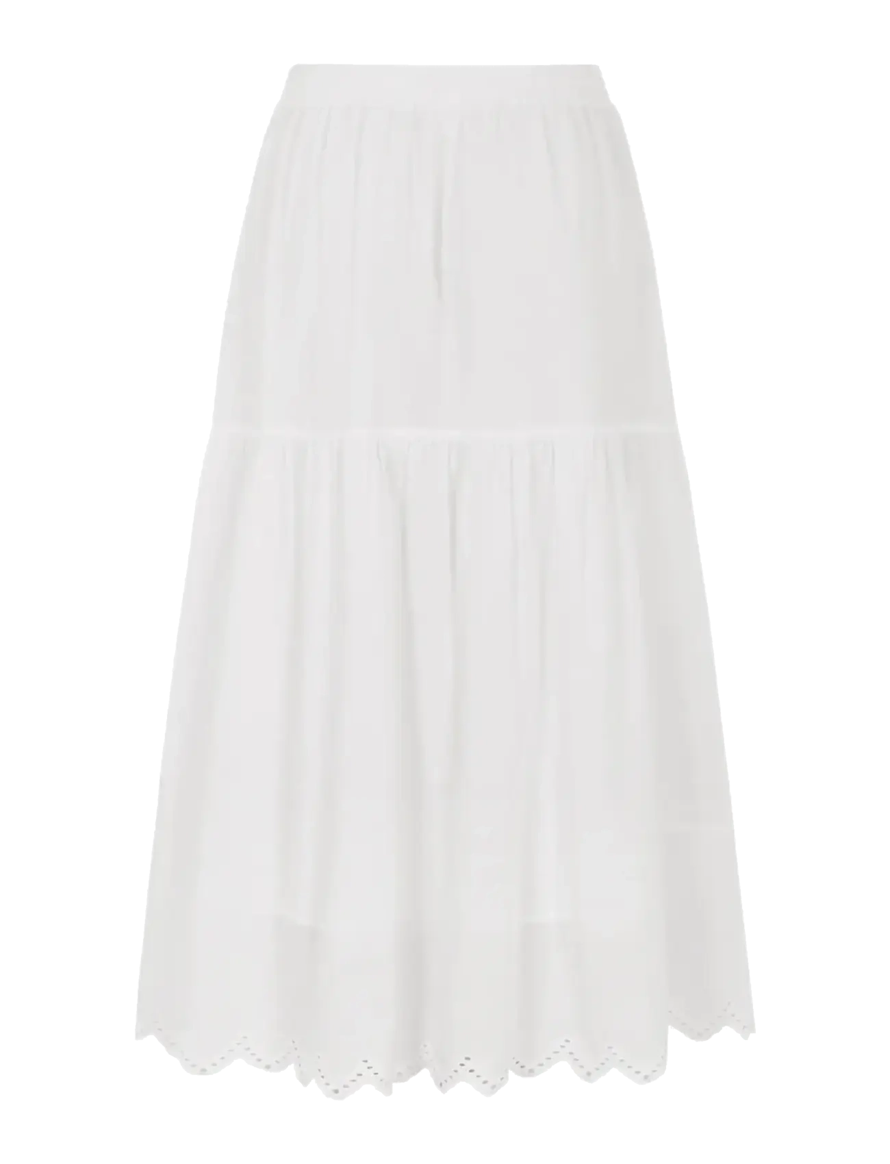 Soft Rebels - SRAvelina Skirt - midi-röcke - snow white - 2