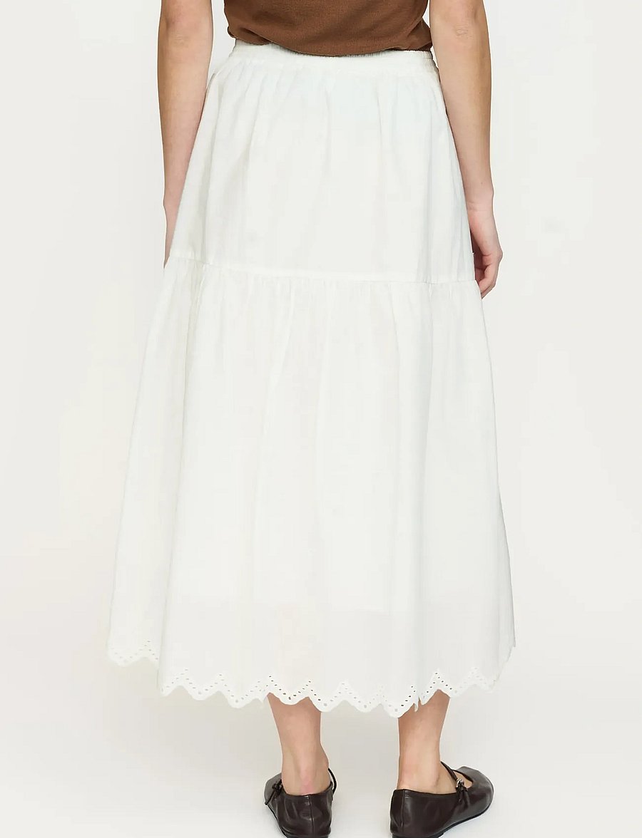 Soft Rebels - SRAvelina Skirt - midi-röcke - snow white - 4