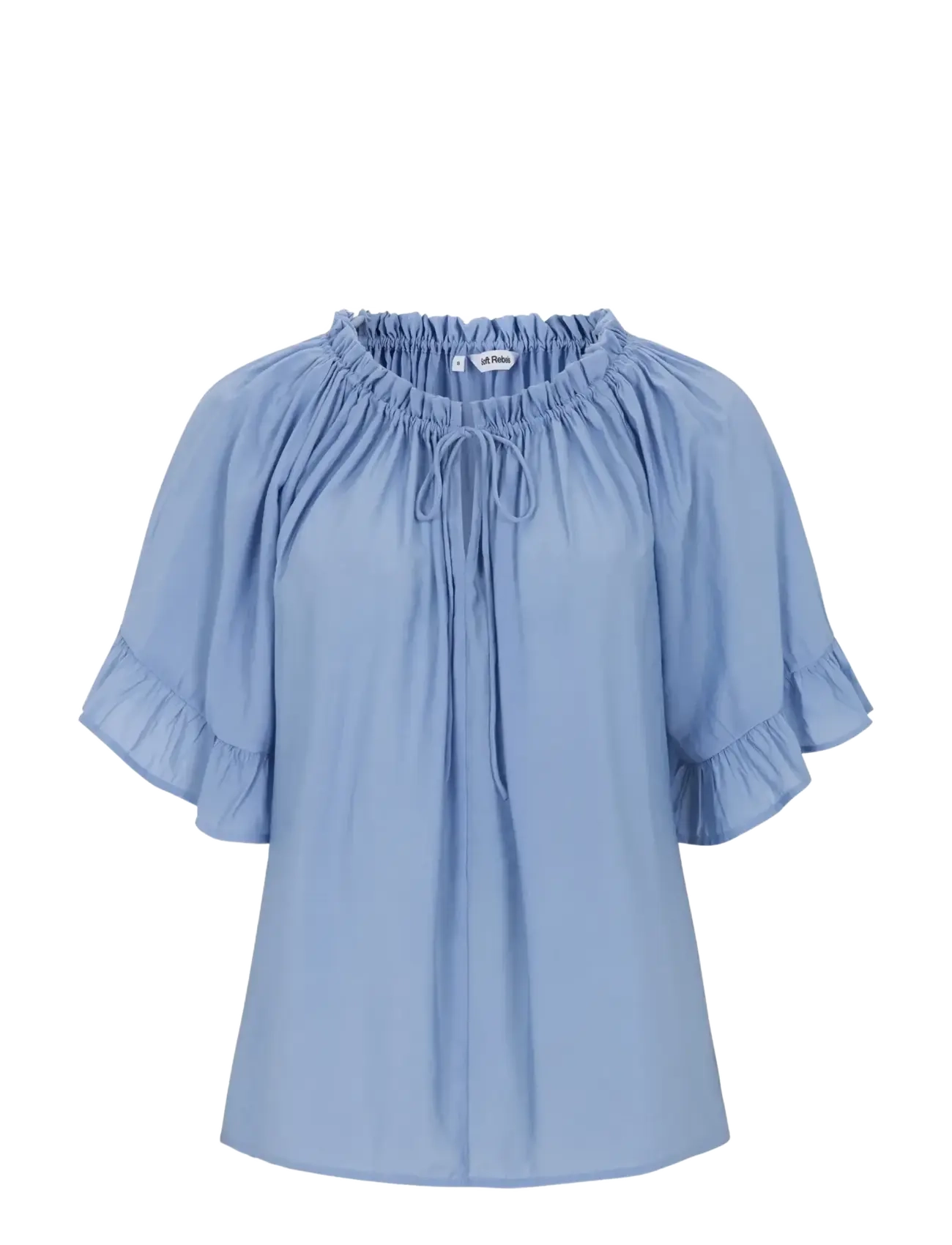 SOFT REBELS Srhaina Bluse Blau - XL - Damen