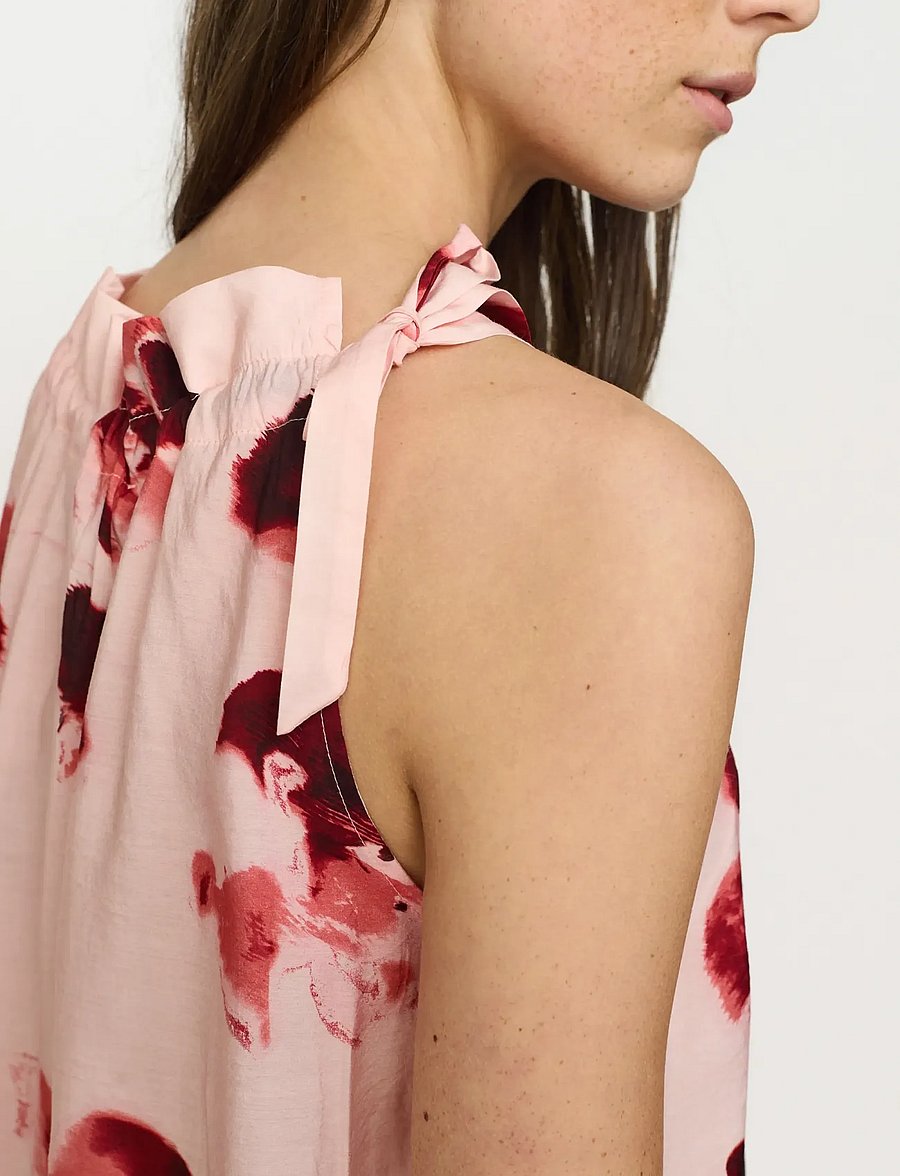 Soft Rebels - SRHaina Print Top - Ärmellose blusen - blurred flower lotus - 5