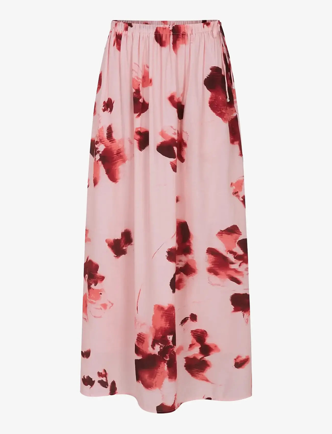 Soft Rebels - SRHaina Print Skirt - maxi nederdele - blurred flower lotus - 1