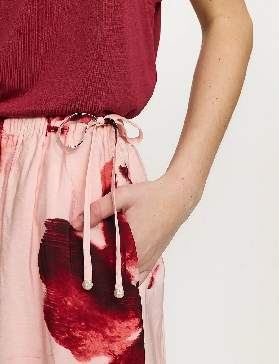 Soft Rebels - SRHaina Print Skirt - maxi röcke - blurred flower lotus - 4