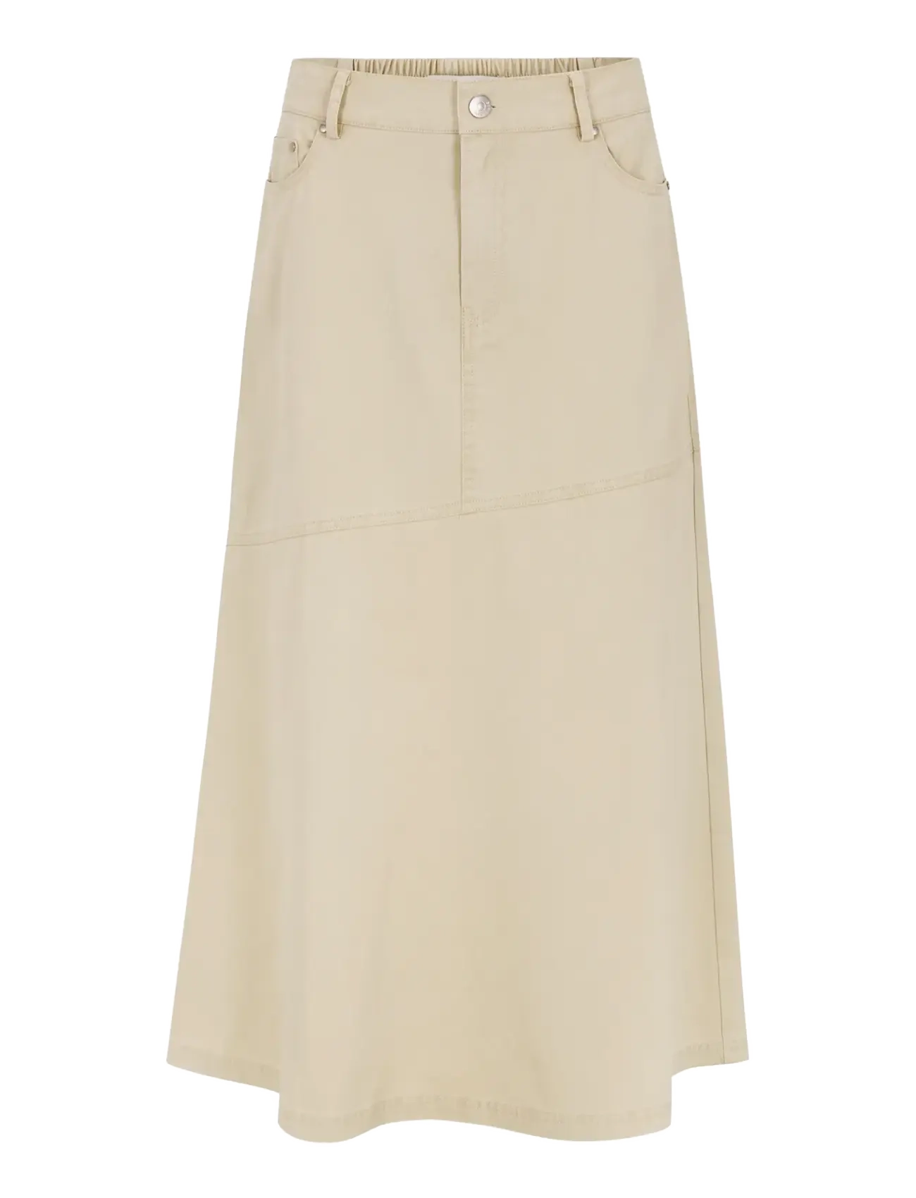 Soft Rebels SRAnselma Skirt - Nouveautes - FOG / beige