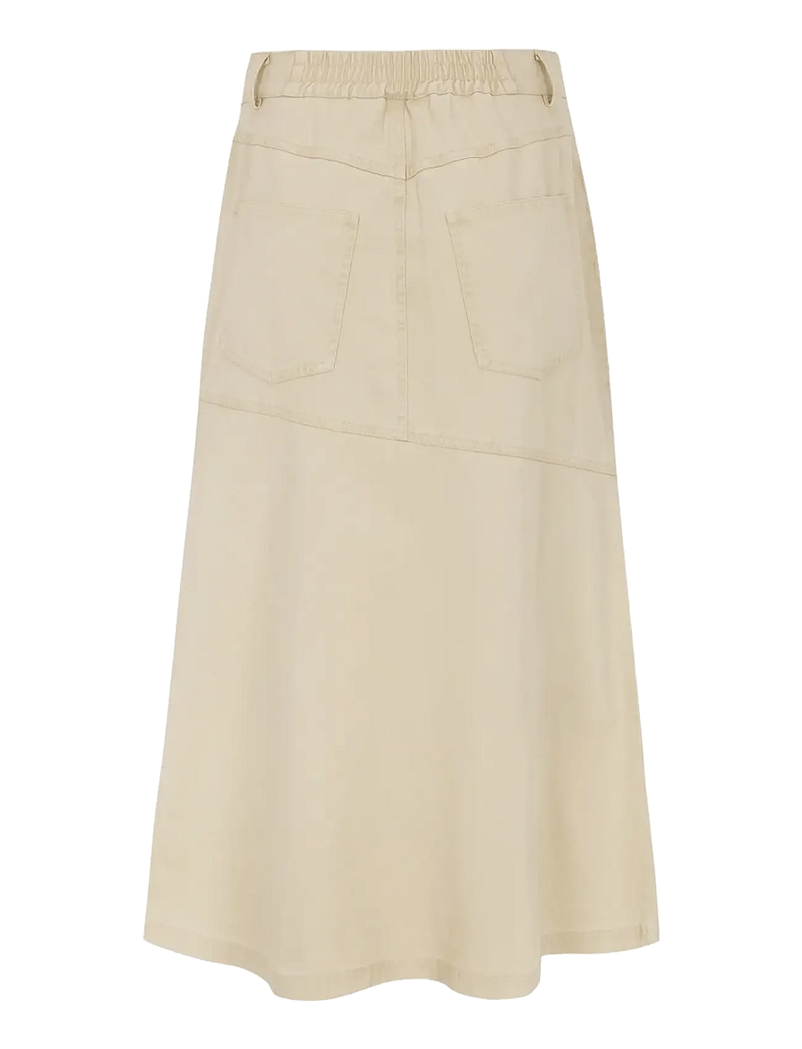 Soft Rebels - SRAnselma Skirt - midi skirts - fog - 2