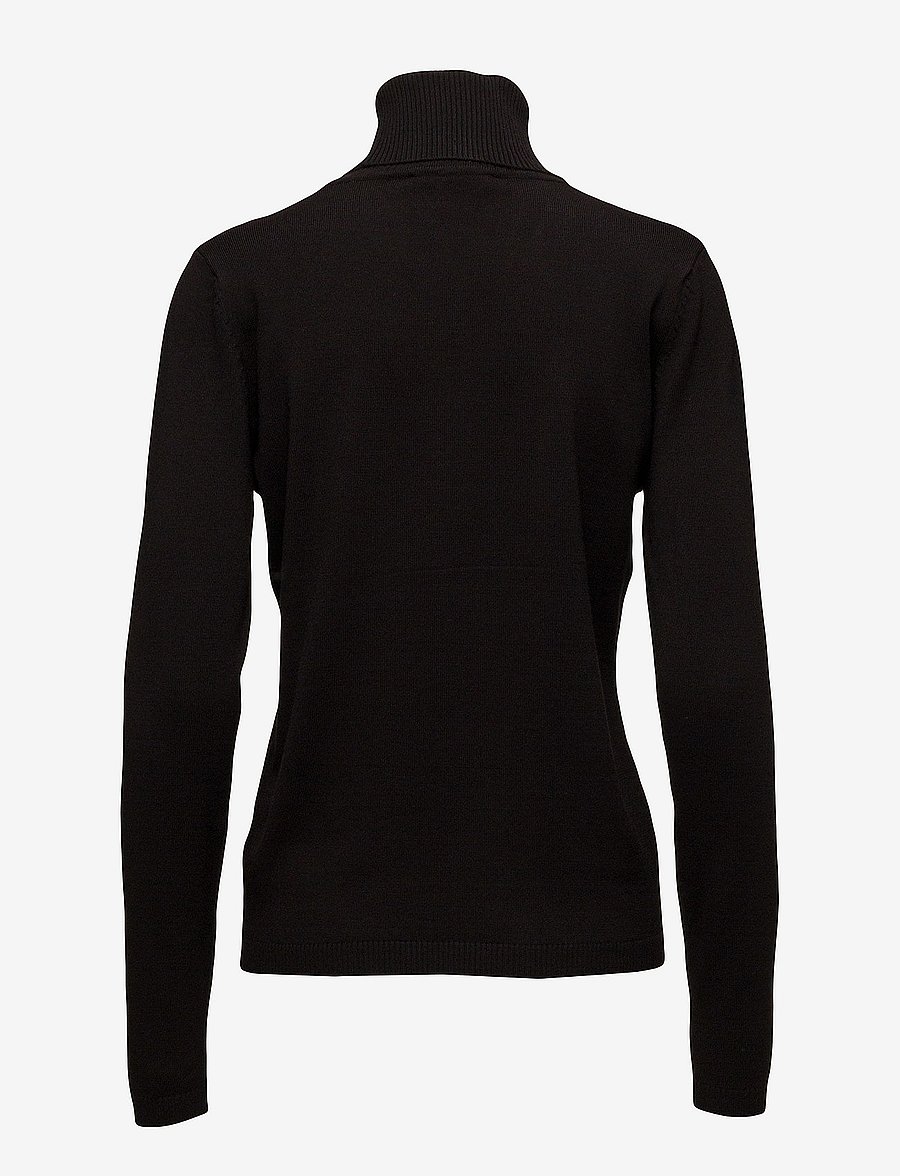 Soft Rebels - SRMarla Rollneck Knit - polotröjor - 001 black - 3