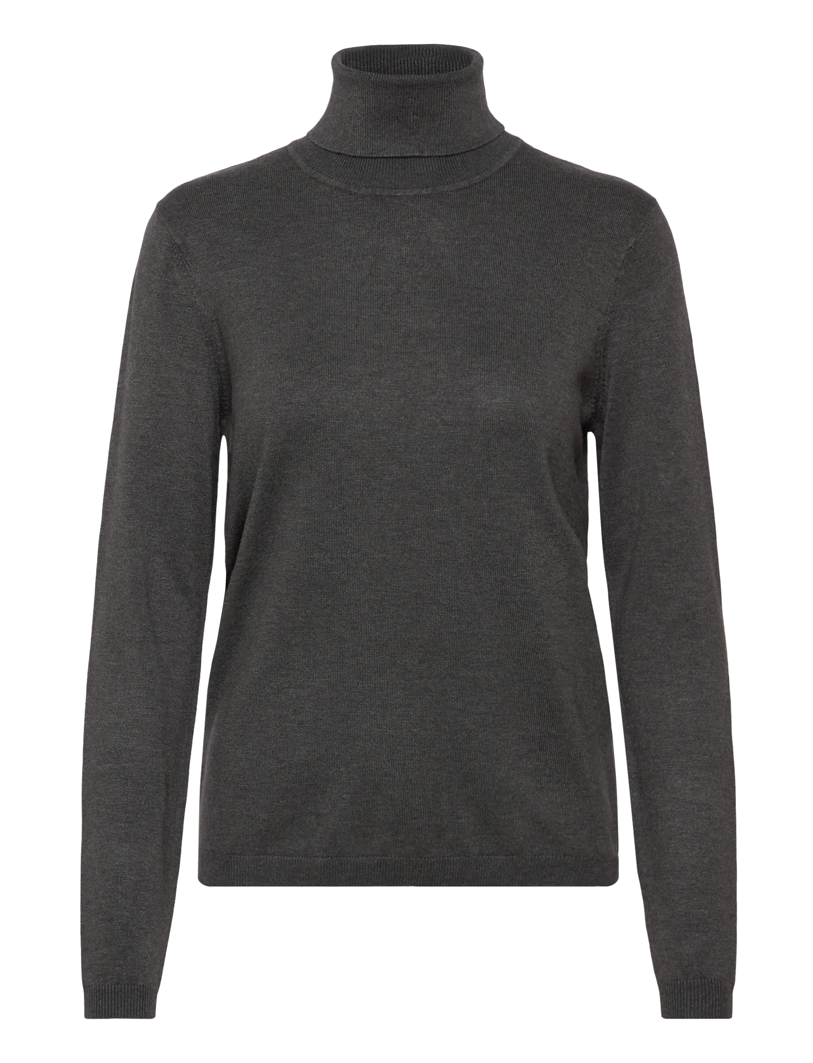 Soft Rebels Srmarla Rollneck Knit, XL, Grey, Strik > Rullekrave, Dame