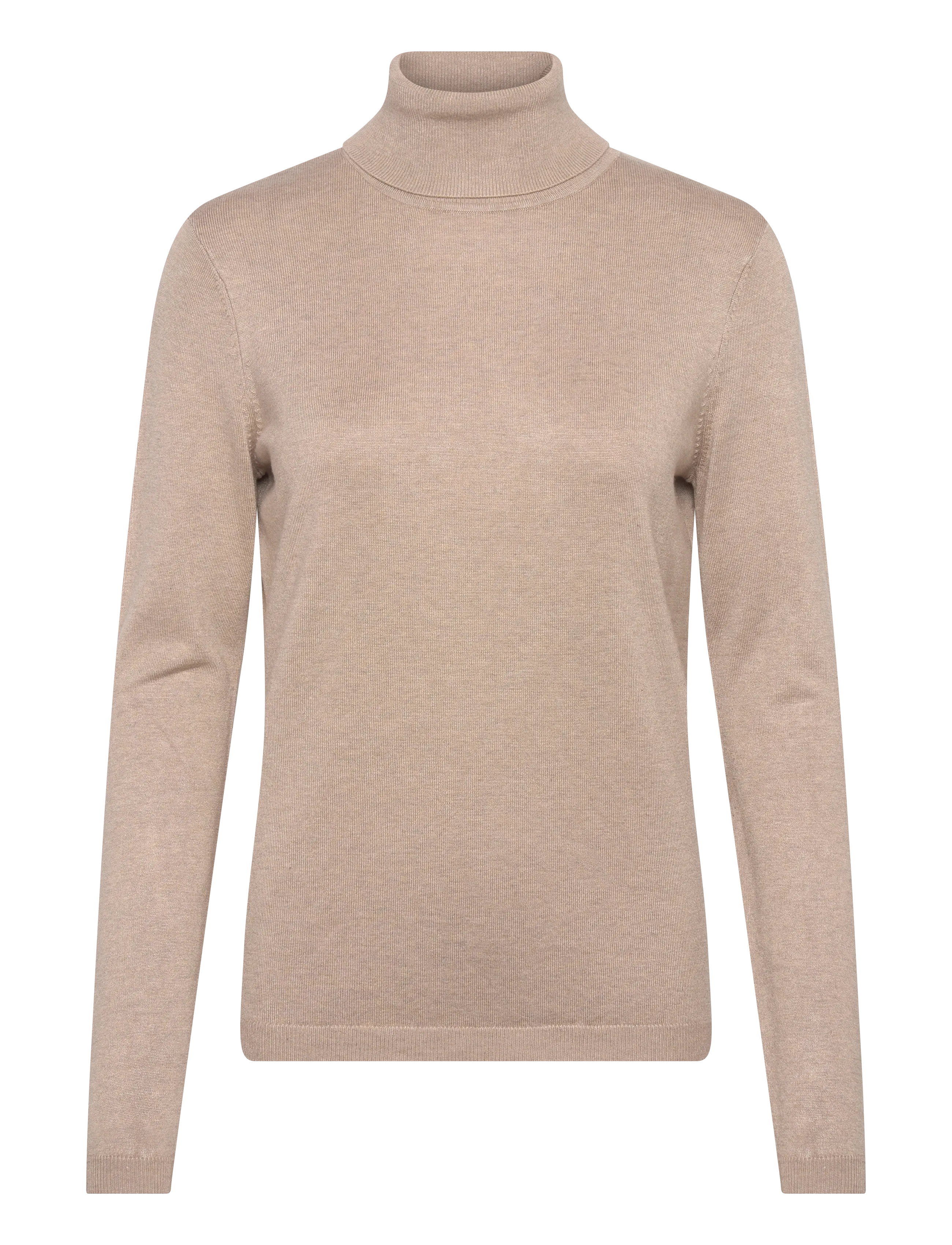 SOFT REBELS Srmarla Rollneck Knit Beige - L - Damen