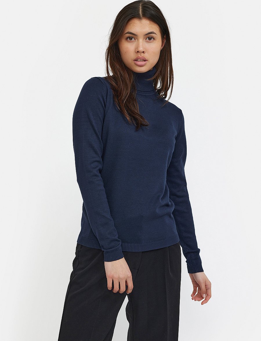 Soft Rebels - SRMarla Rollneck - rollkragenpullover - total eclipse - 0