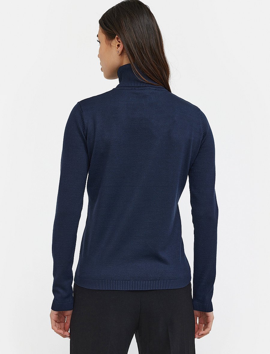 Soft Rebels - SRMarla Rollneck - rollkragenpullover - total eclipse - 3