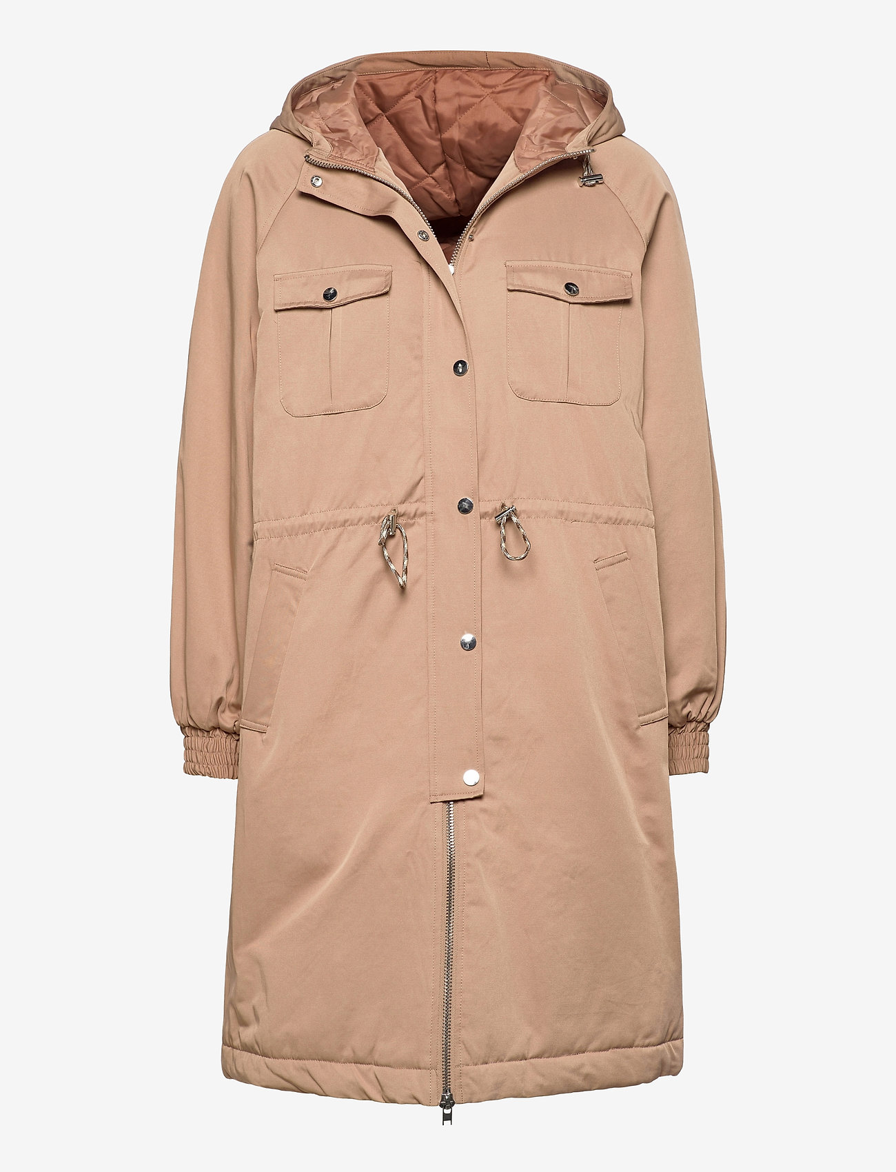 Soft Rebels - SRSay Parka Coat - iced coffee - 0