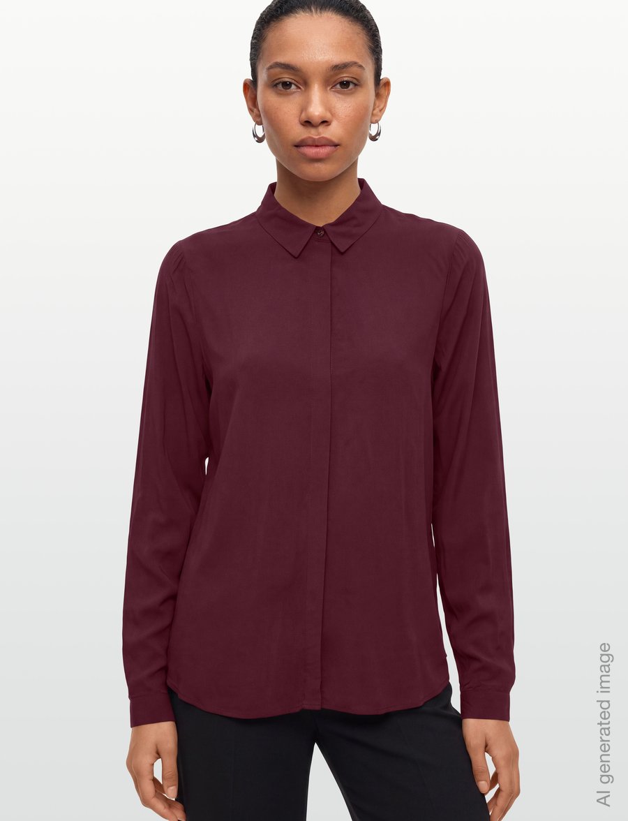 Soft Rebels - SRFreedom LS Shirt - langærmede skjorter - 365 vinyard wine - 3