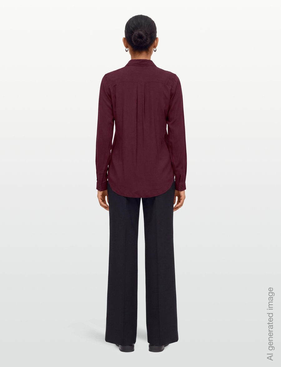 Soft Rebels - SRFreedom LS Shirt - langærmede skjorter - 365 vinyard wine - 4
