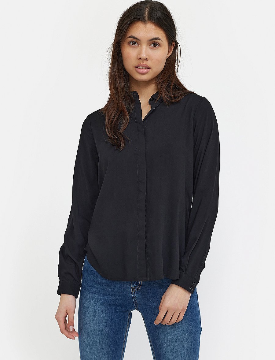 Soft Rebels - SRFreedom LS Shirt - langärmlige hemden - black - 0