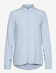 Soft Rebels - SRFreedom LS Shirt - long-sleeved shirts - cashmere blue - 0