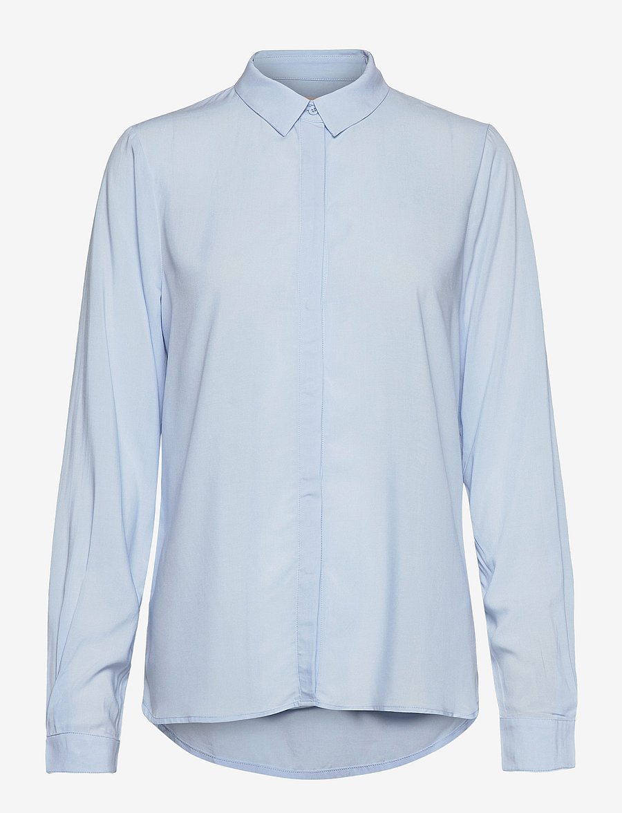 Soft Rebels - SRFreedom LS Shirt - långärmade skjortor - cashmere blue - 1