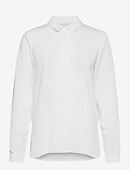 Soft Rebels - SRFreedom LS Shirt - langermede skjorter - snow white / off white - 0