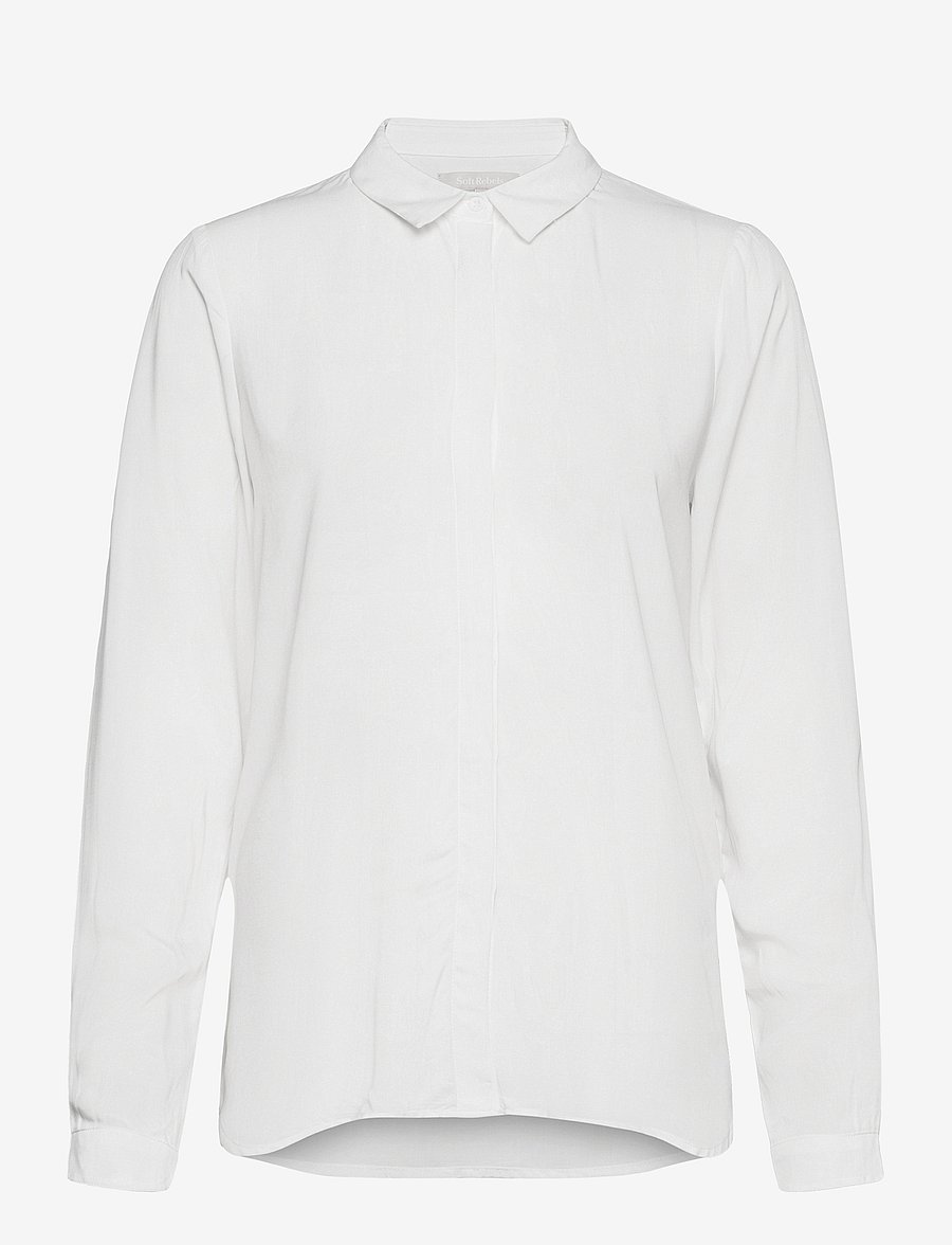 Soft Rebels - SRFreedom LS Shirt - pikkade varrukatega särgid - snow white / off white - 1