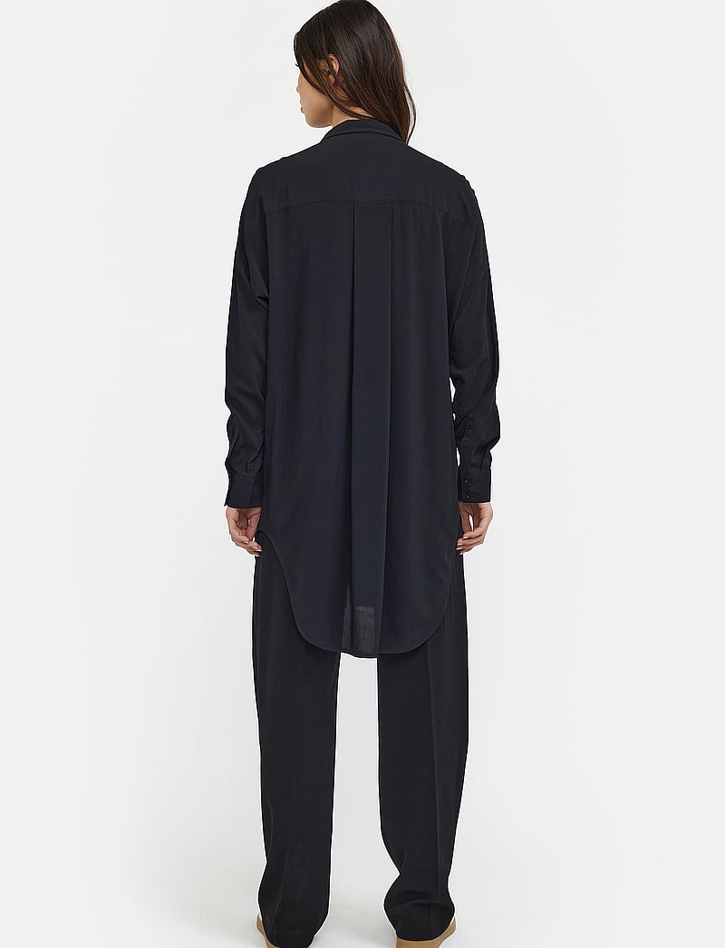 Soft Rebels - SRFreedom Long Shirt - långärmade skjortor - black - 3