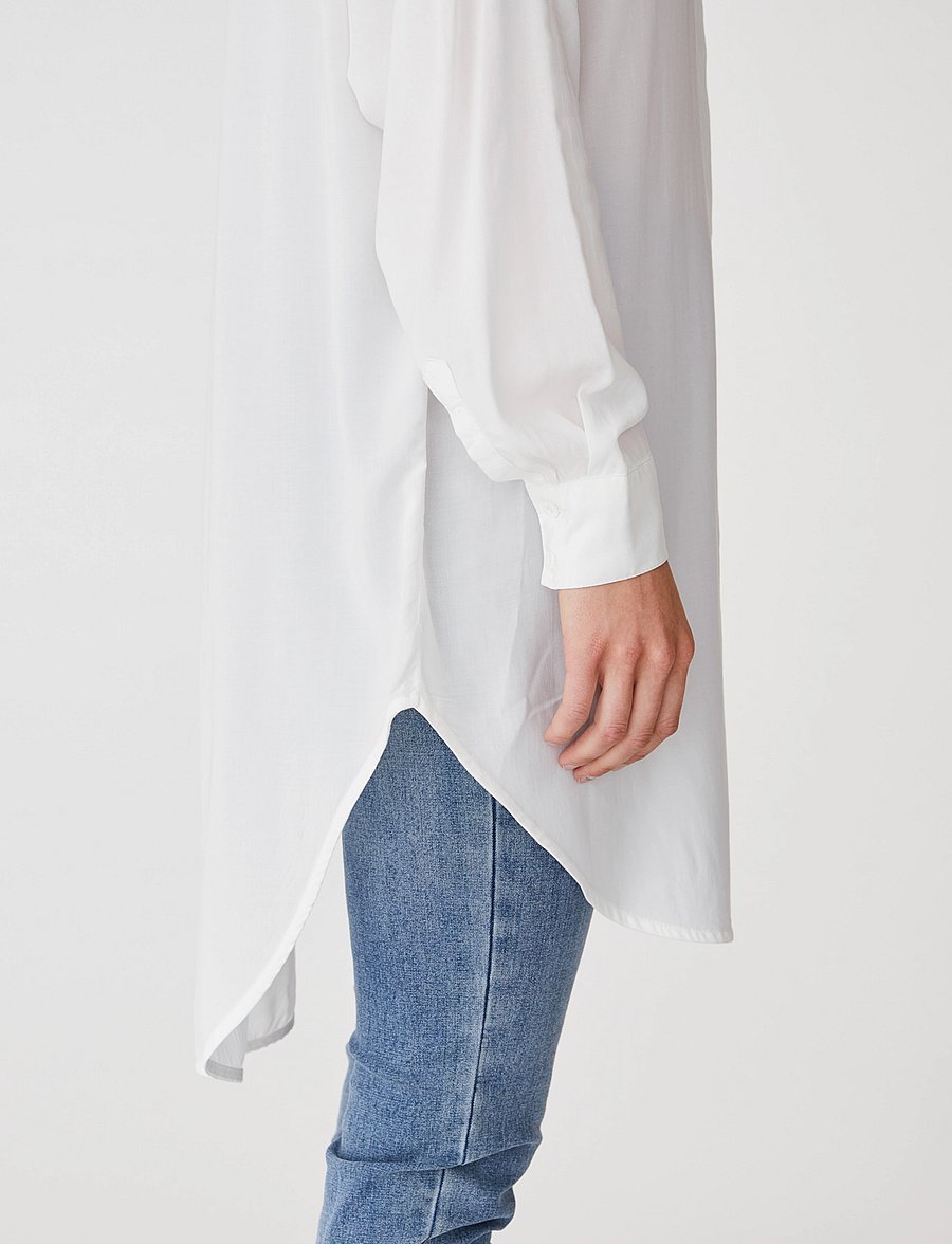 Soft Rebels - SRFreedom Long Shirt - langärmlige hemden - snow white / off white - 4