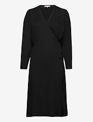 Soft Rebels - Rosanna Midi Dress - wrap dresses - black - 0