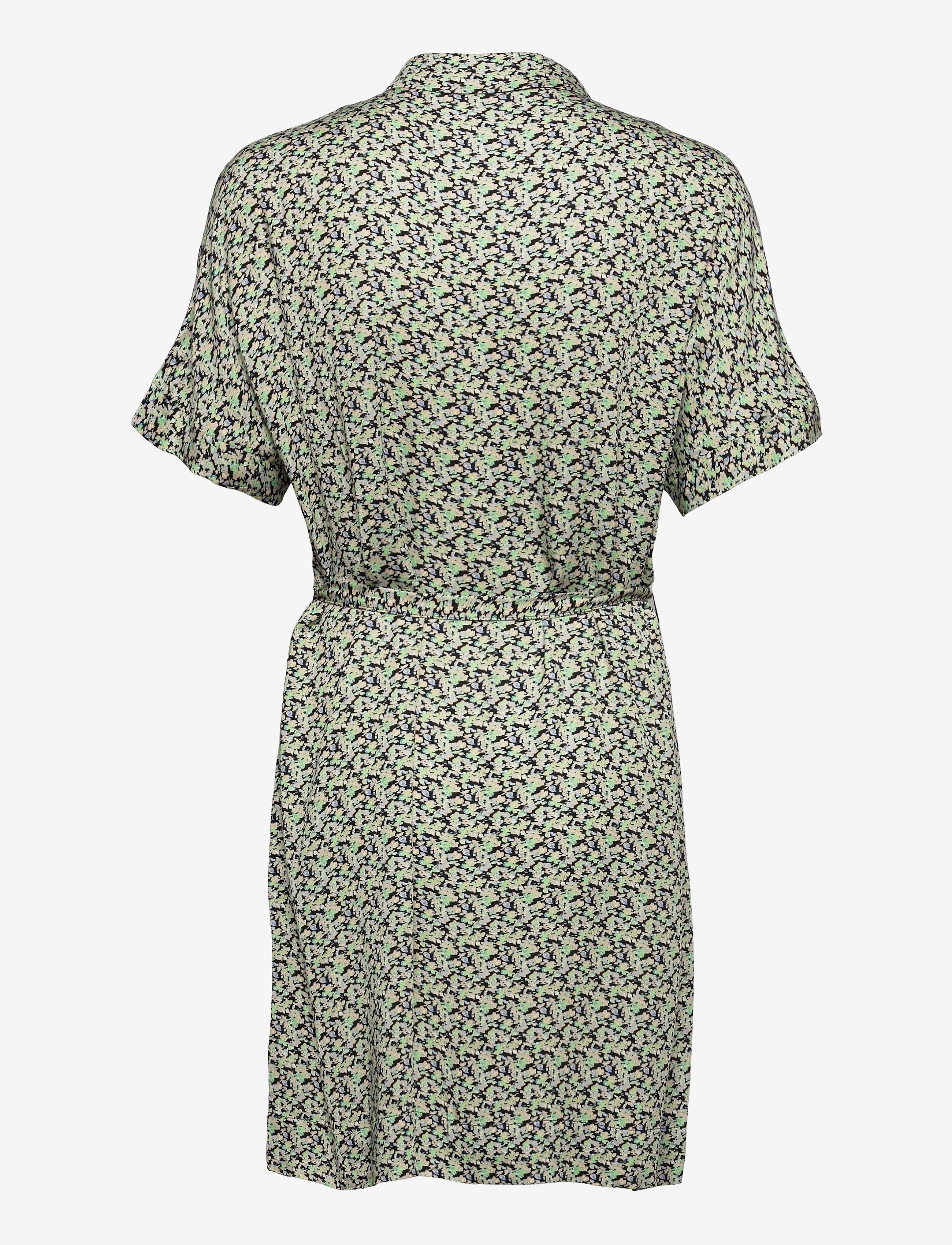 Soft Rebels - SRLeah Shirt Dress - blur flower arcadian green - 2