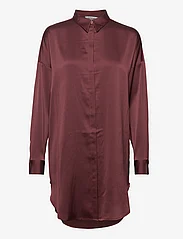Soft Rebels - SRHarlow LS Long Shirt - langärmlige hemden - decadent chocolate - 0