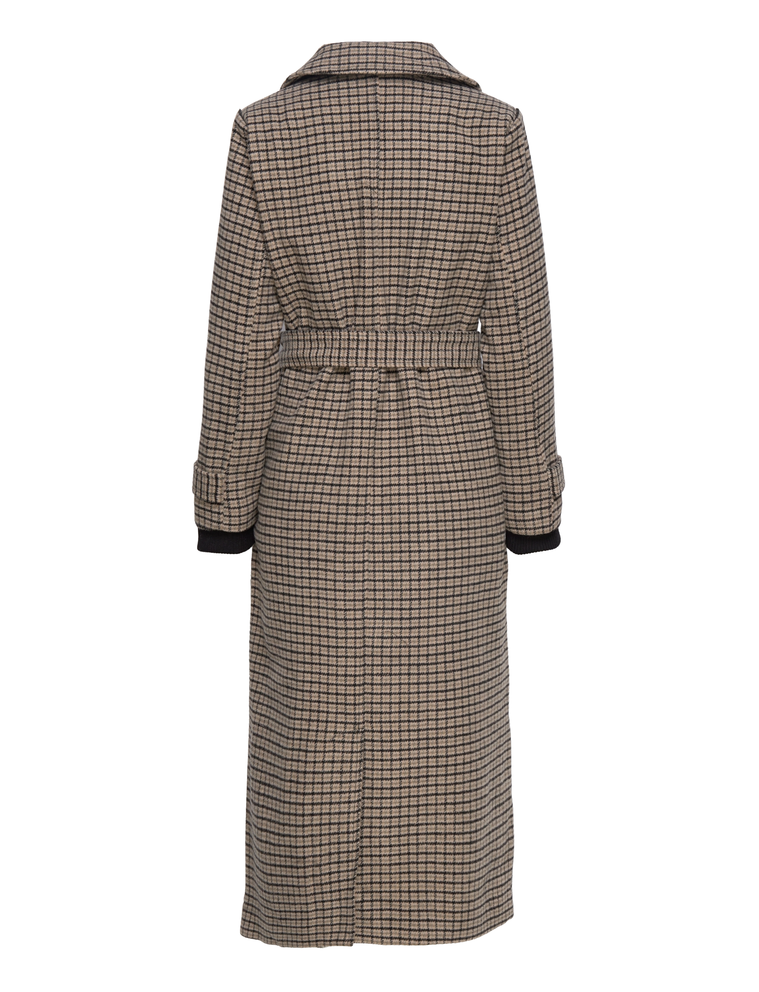 Soft Rebels - SRElodie Check Long Coat - bungee cord - 1