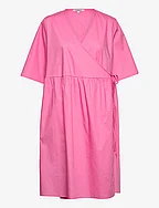 SRSutton Wrap Dress - PINK CARNATION