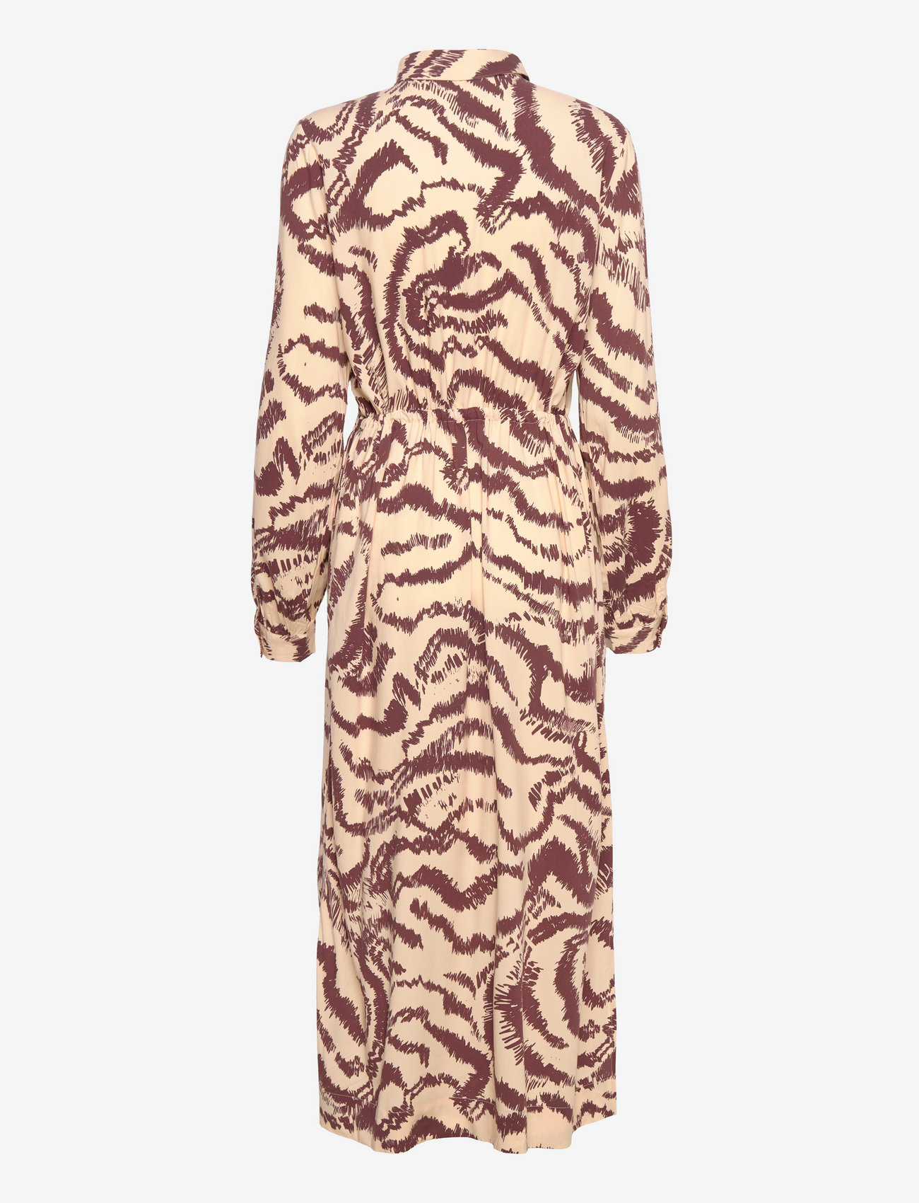 Soft Rebels - SRAmora Midi Dress - paitamekot - graphic waves decadent chocolate - 2