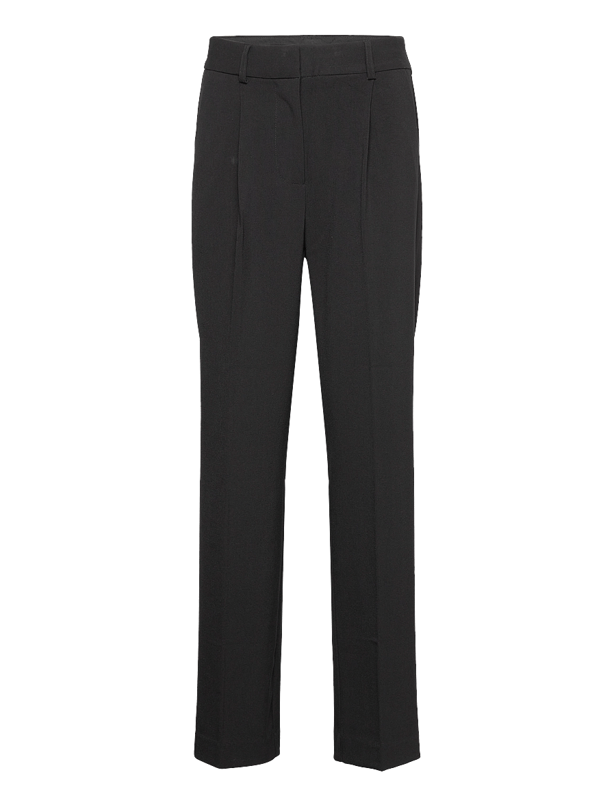 Soft Rebels - SRVilja midwaist loose pant - GRS - pantalons - black - 1