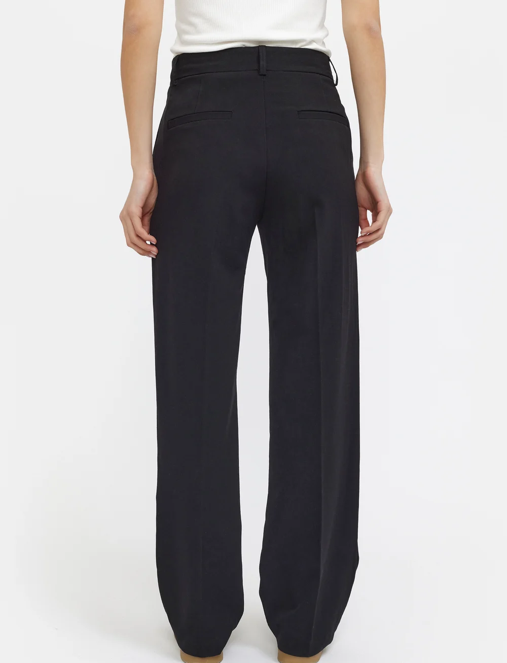 Soft Rebels - SRVilja midwaist loose pant - kostymbyxor - black - 3