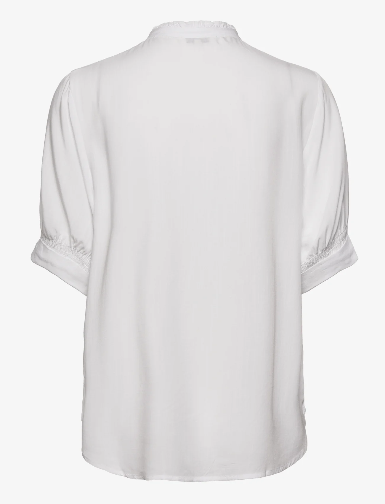 Soft Rebels - SRMatilda 2/4 Blouse - short-sleeved blouses - snow white - 1