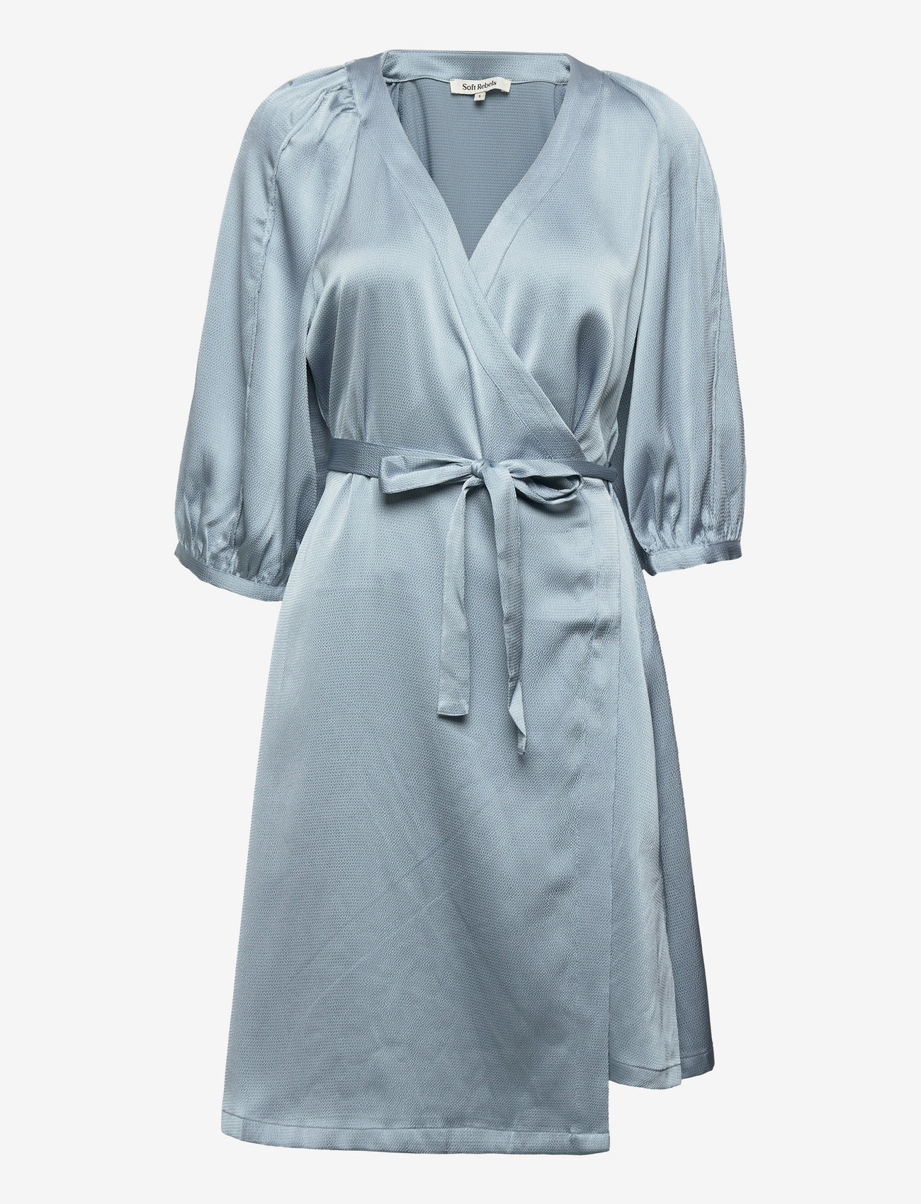 Soft Rebels - SRHarlow Wrap Dress - ashley blue - 1