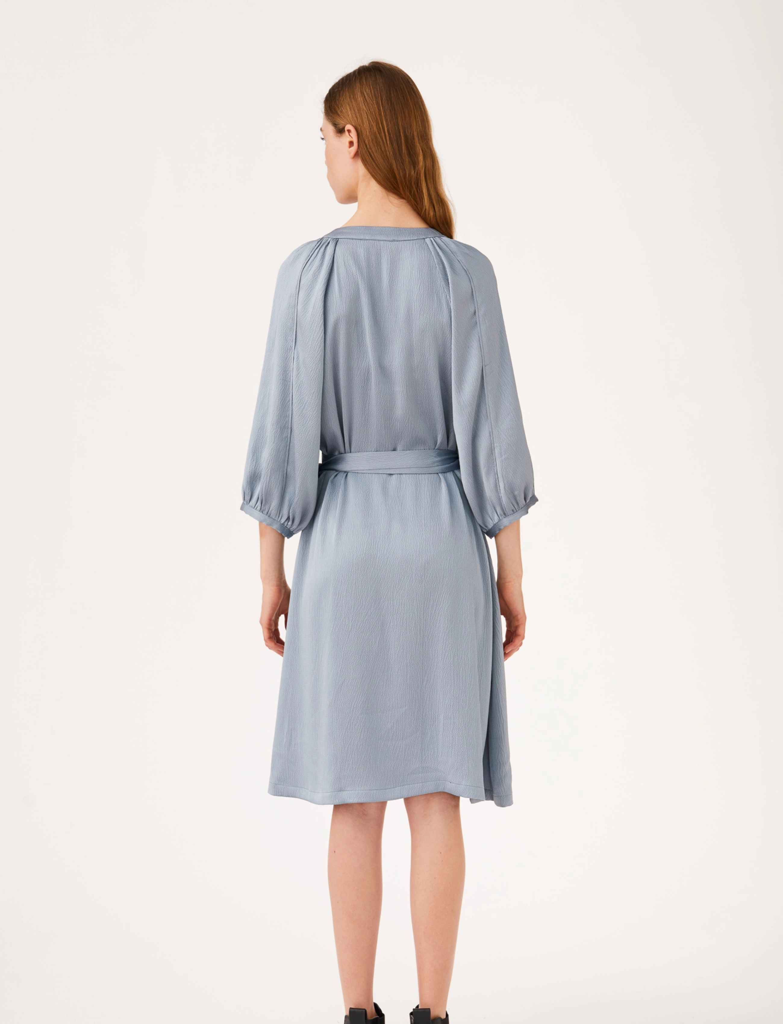 Soft Rebels - SRHarlow Wrap Dress - ashley blue - 3
