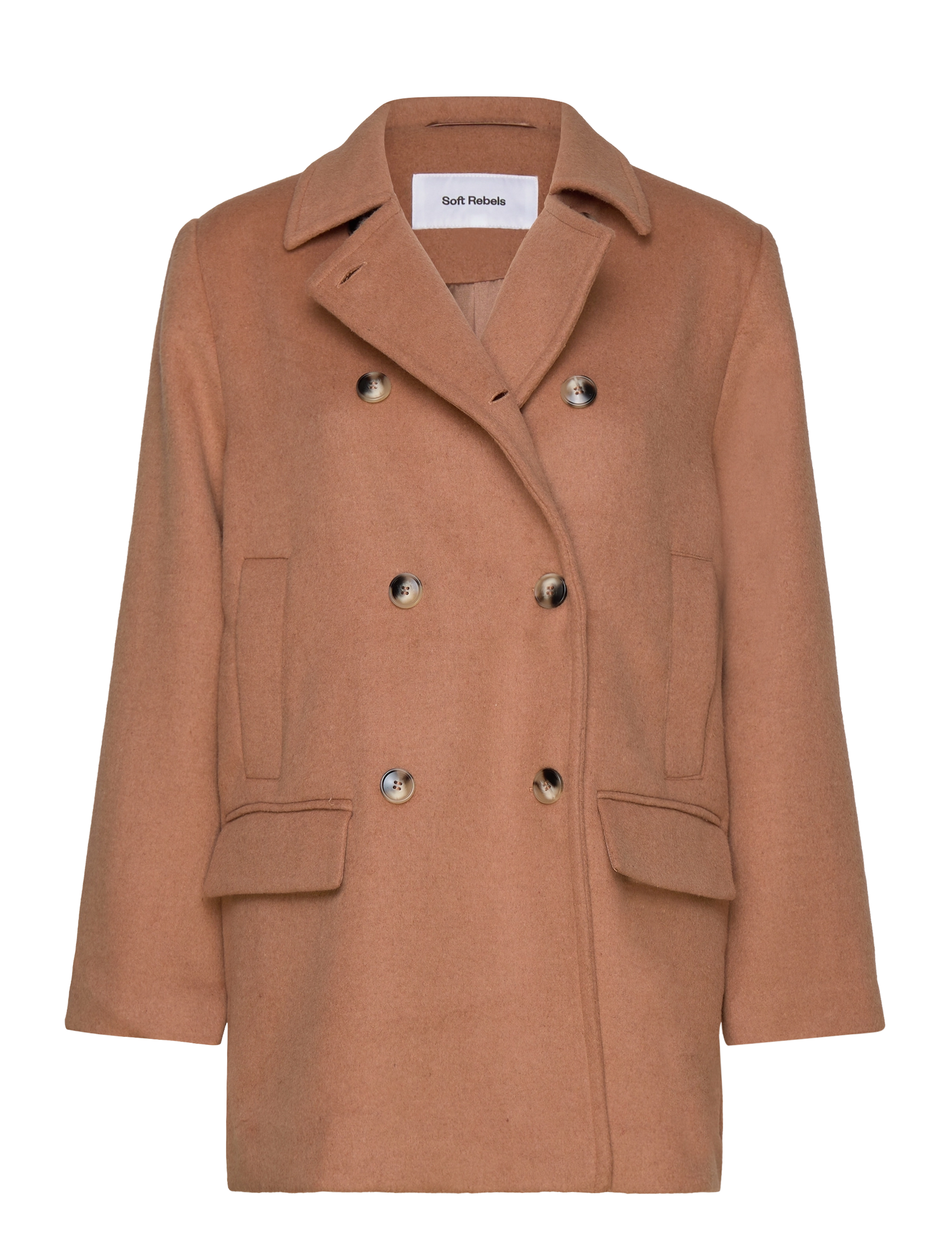 SOFT REBELS Sralex Jacke Braun - S - Damen