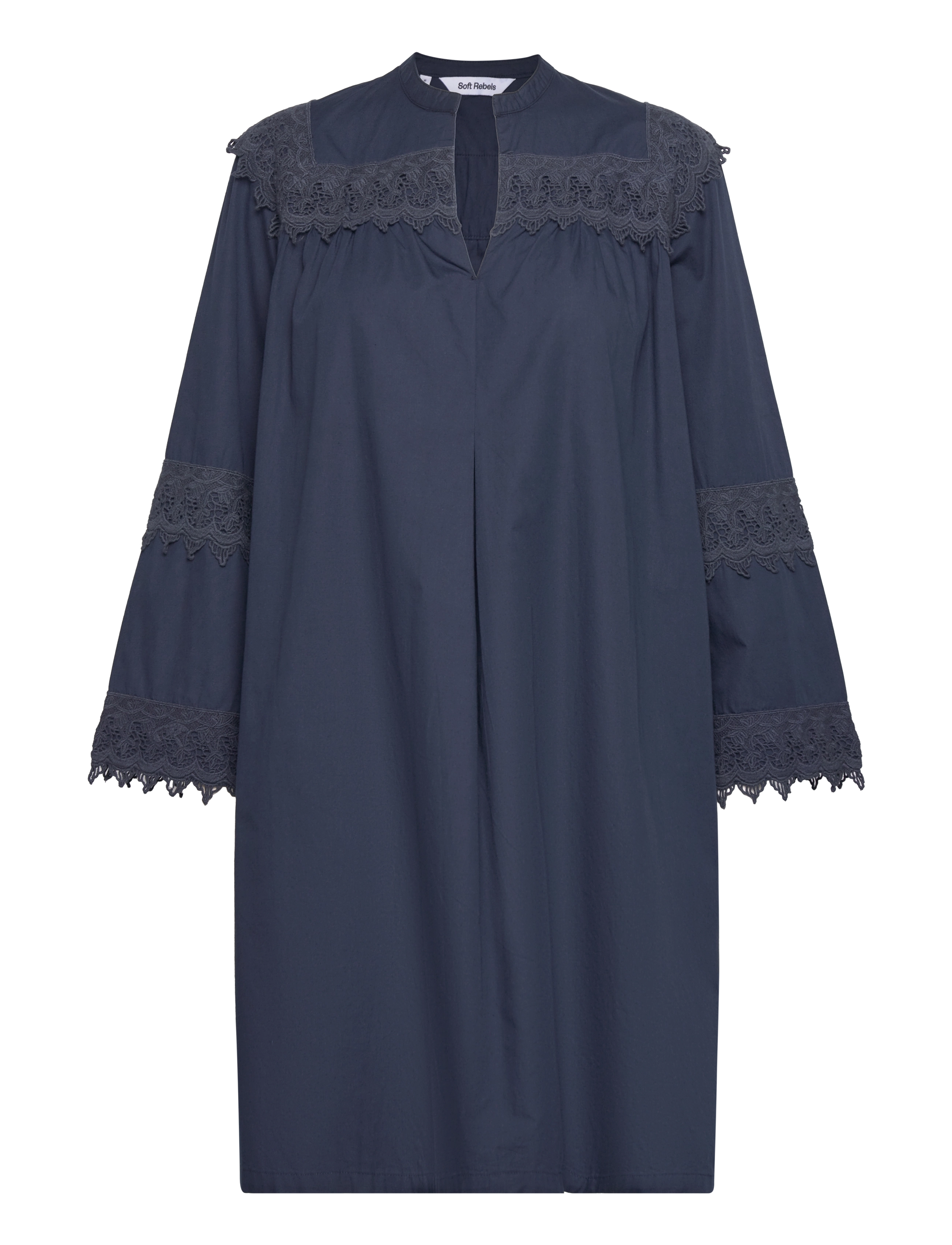 Soft Rebels SRHallie Dress GOTS - Kleidid - TOTAL ECLIPSE / blue