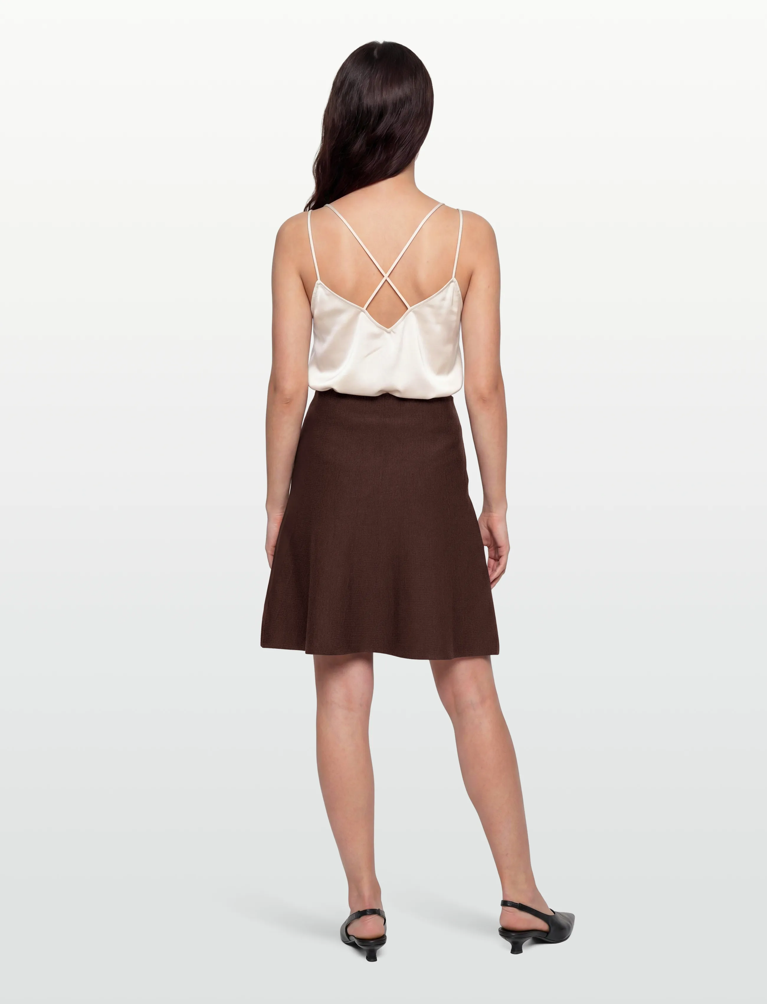 Soft Rebels - SRHenrietta Short Skirt - short skirts - coffee bean - 4