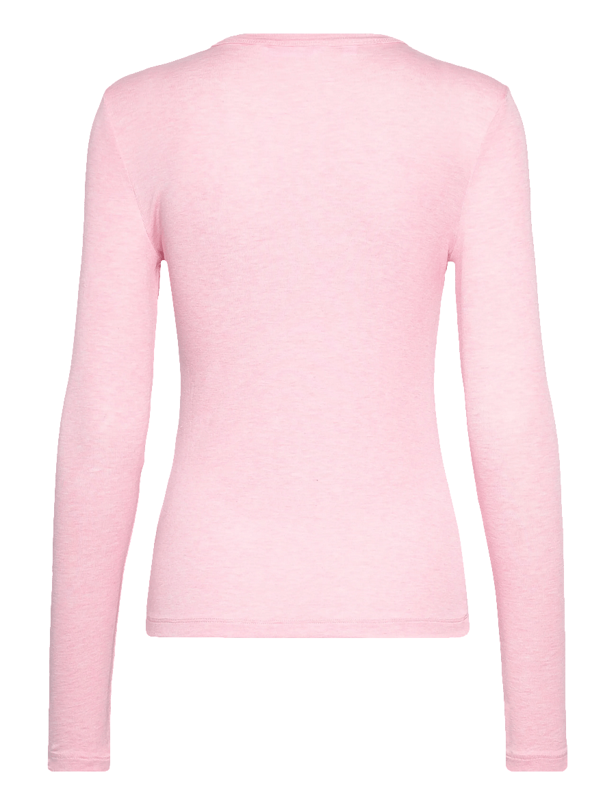 Soft Rebels - SRRoman O-neck - langärmlige tops - roseate spoonbill melange - 2