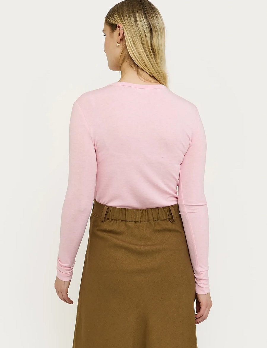 Soft Rebels - SRRoman O-neck - langärmlige tops - roseate spoonbill melange - 3