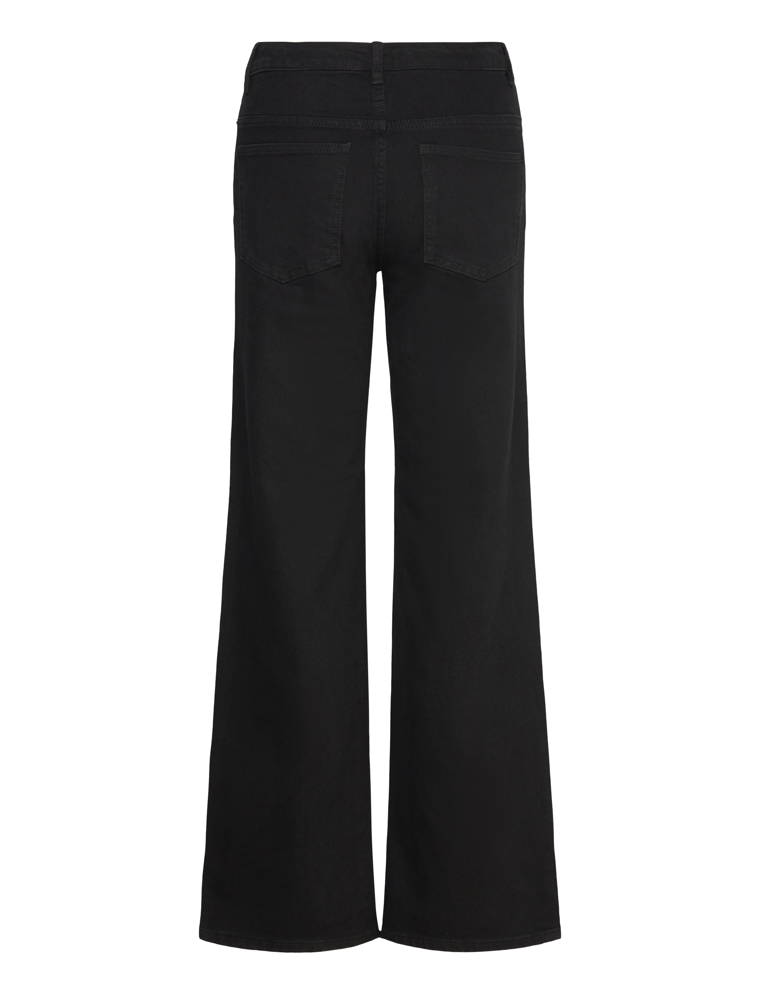 Soft Rebels - SRWilla Midwaist Wide Jeans - 001 black - 2