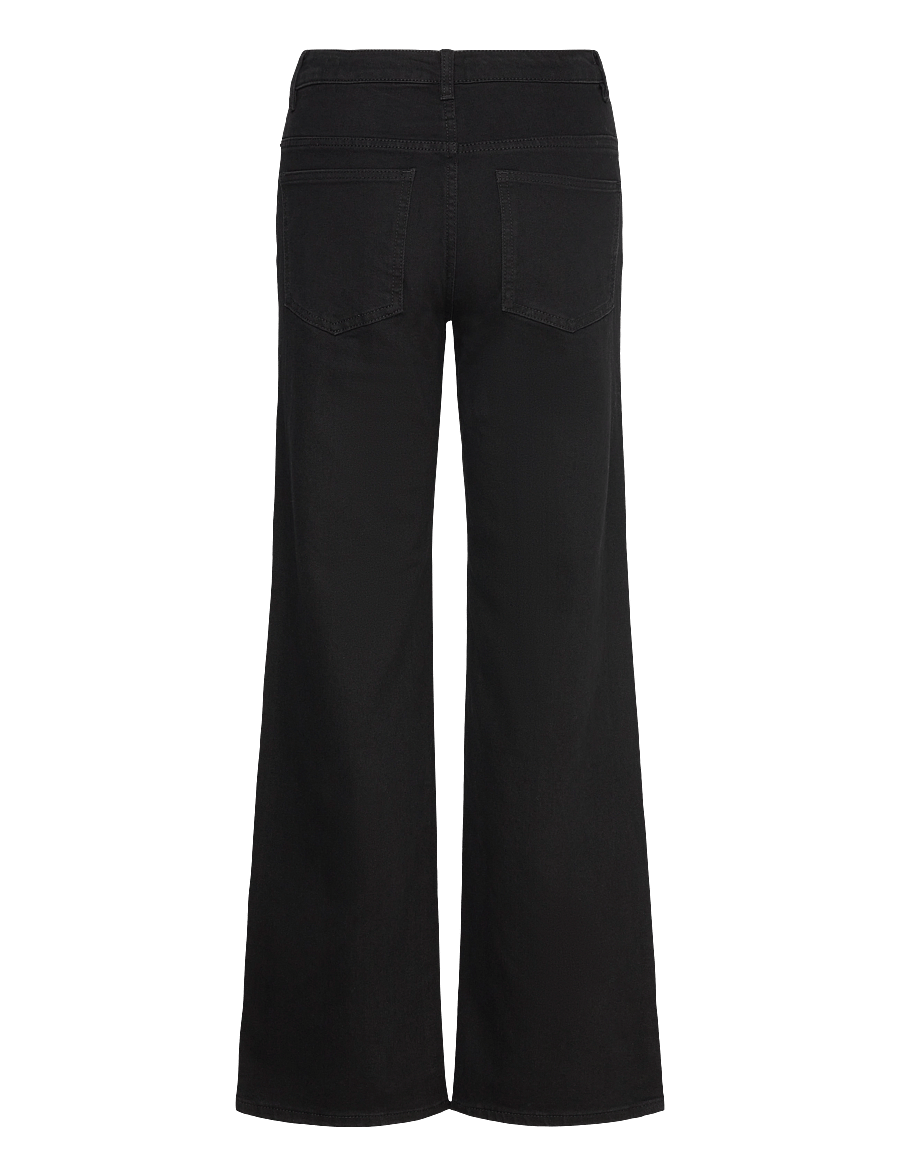 Soft Rebels - SRWilla Midwaist Wide Jeans - 001 black - 2