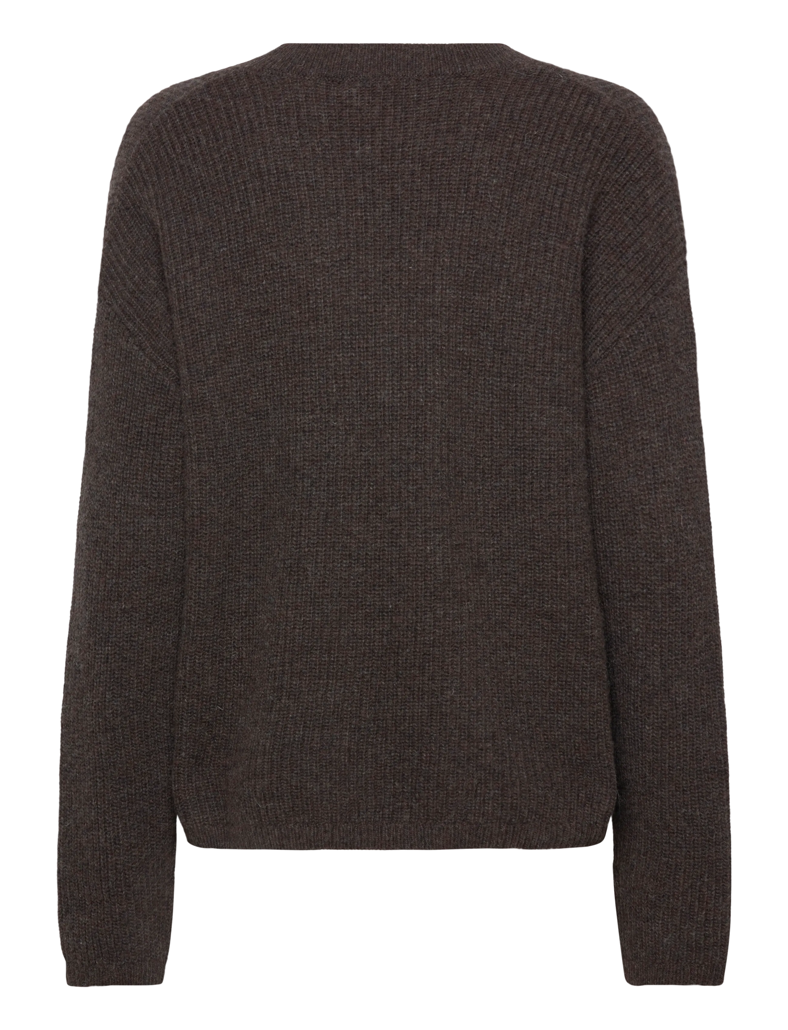 Soft Rebels - SRWest V-neck Knit - džemprid - coffee quartz melange - 1