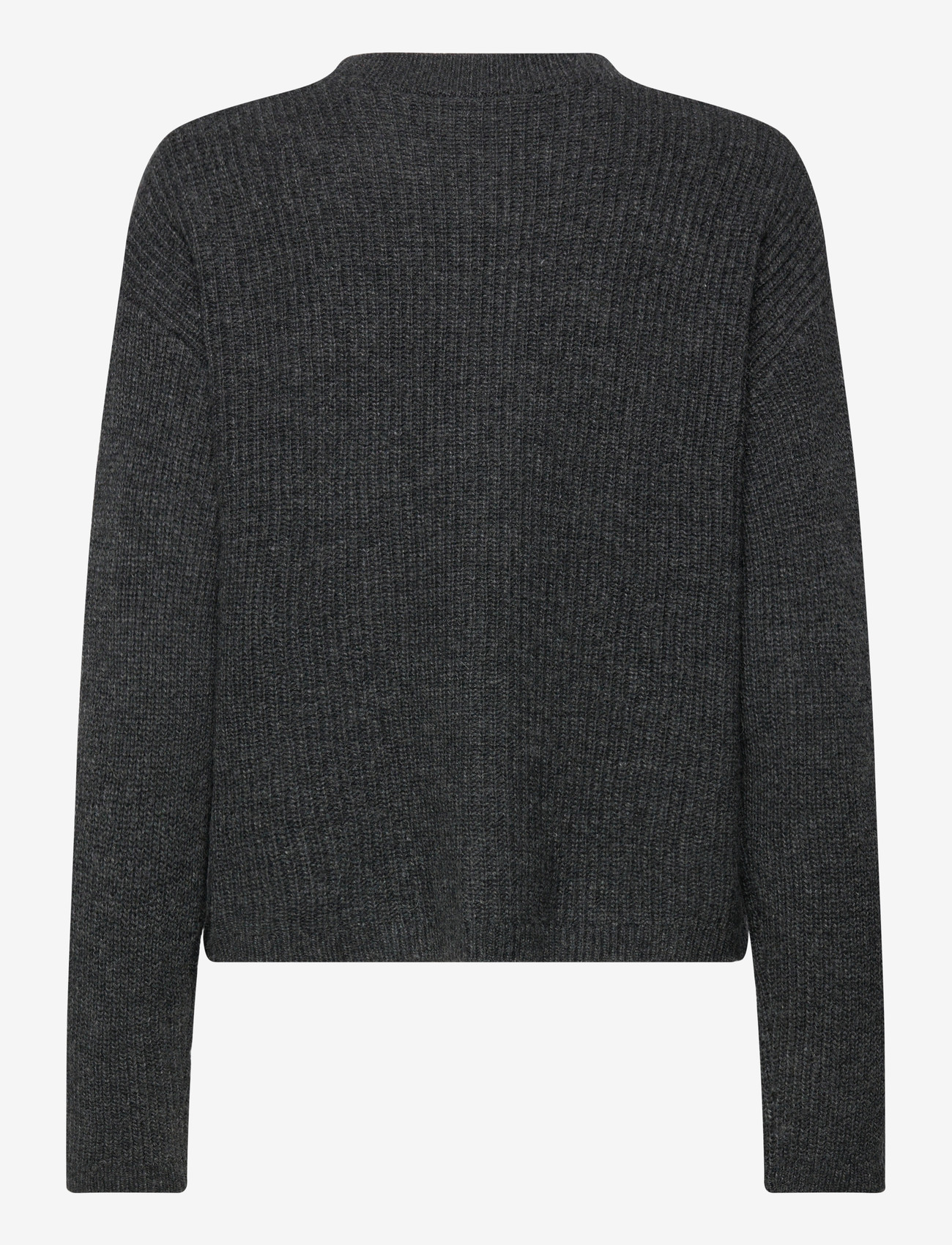 Soft Rebels - SRWest Cardigan Knit - koftor - charcoal melange - 1