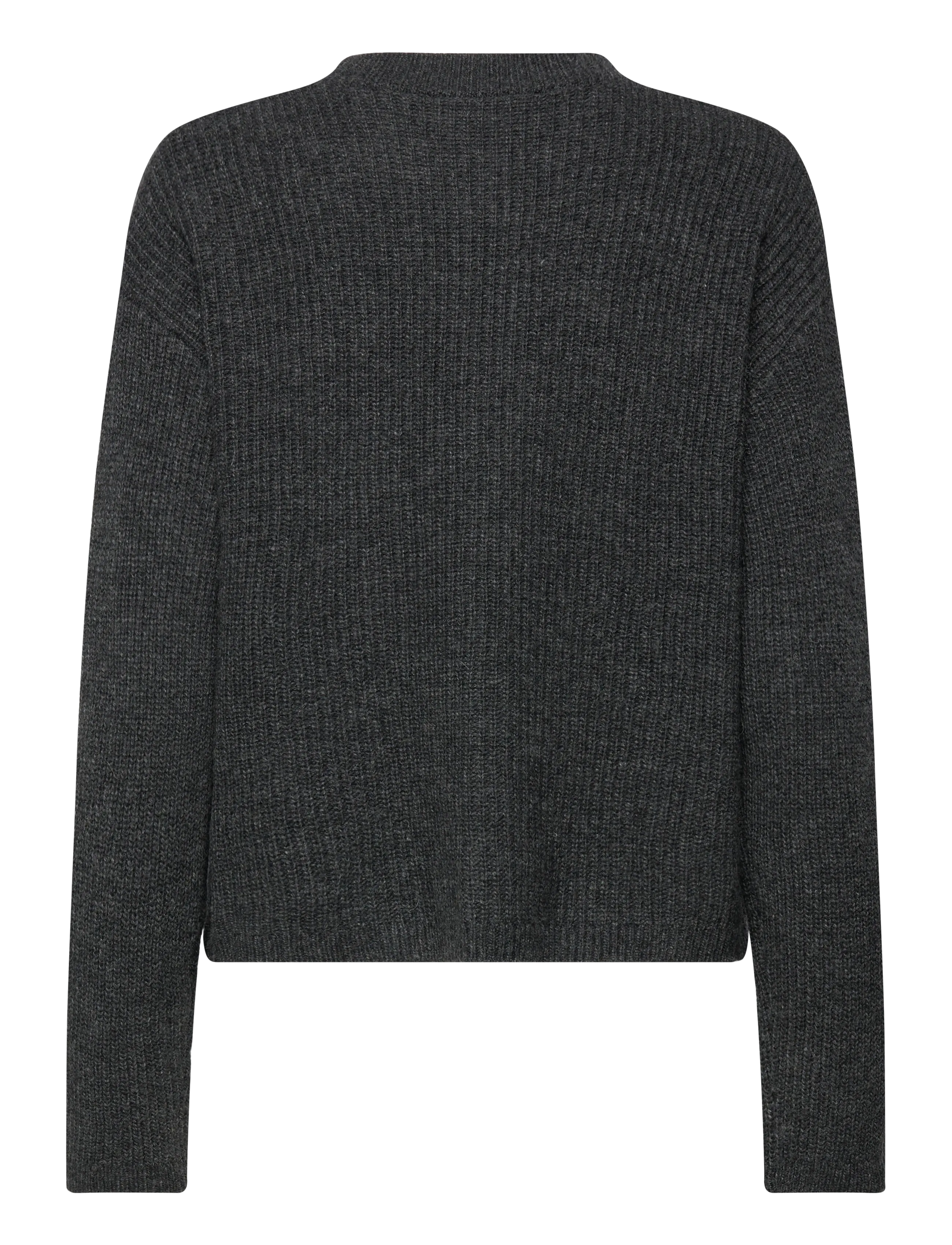 Soft Rebels - SRWest Cardigan Knit - cardigans - charcoal melange - 1