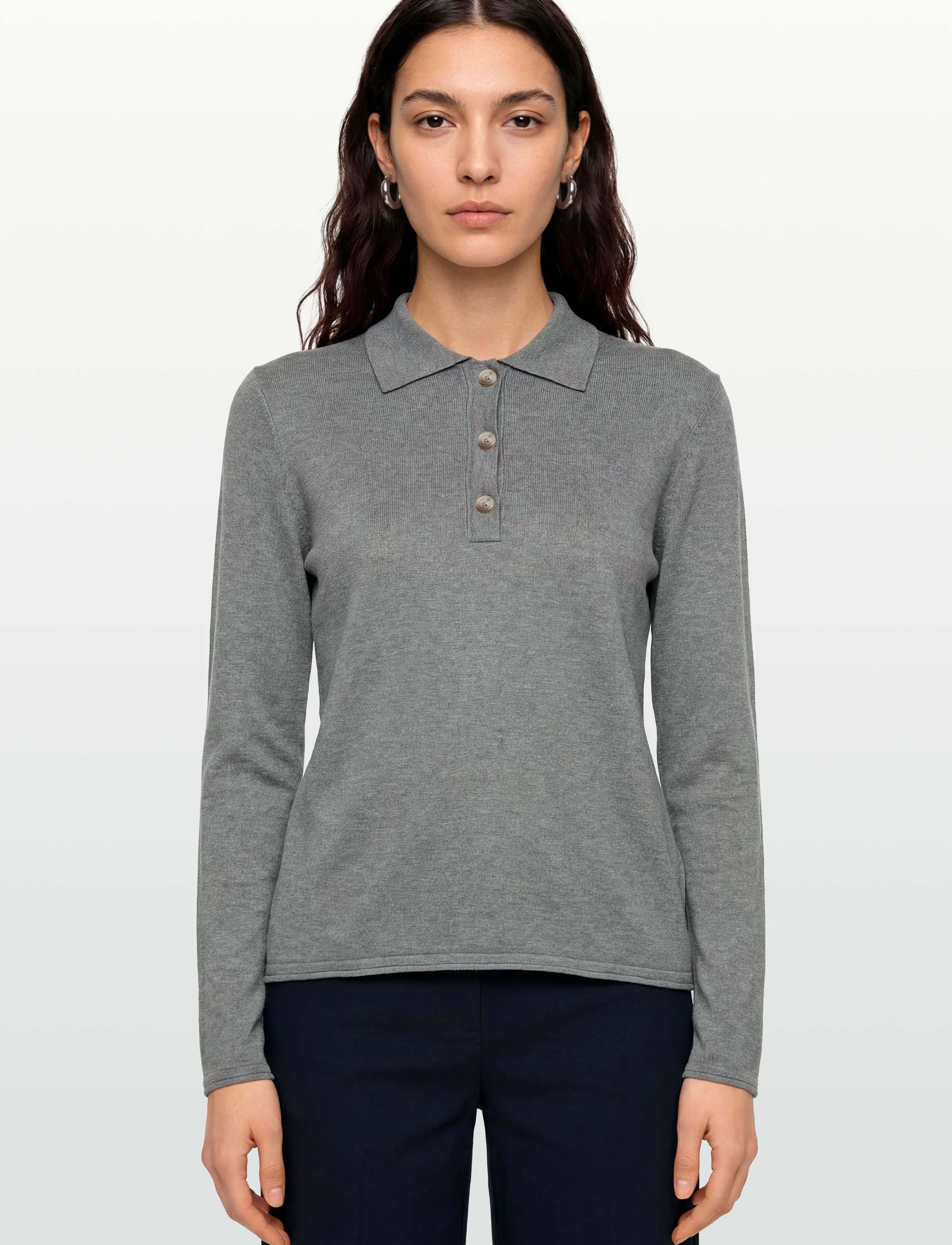 Soft Rebels - SRNori Knit - jumpers - medium grey melange - 3