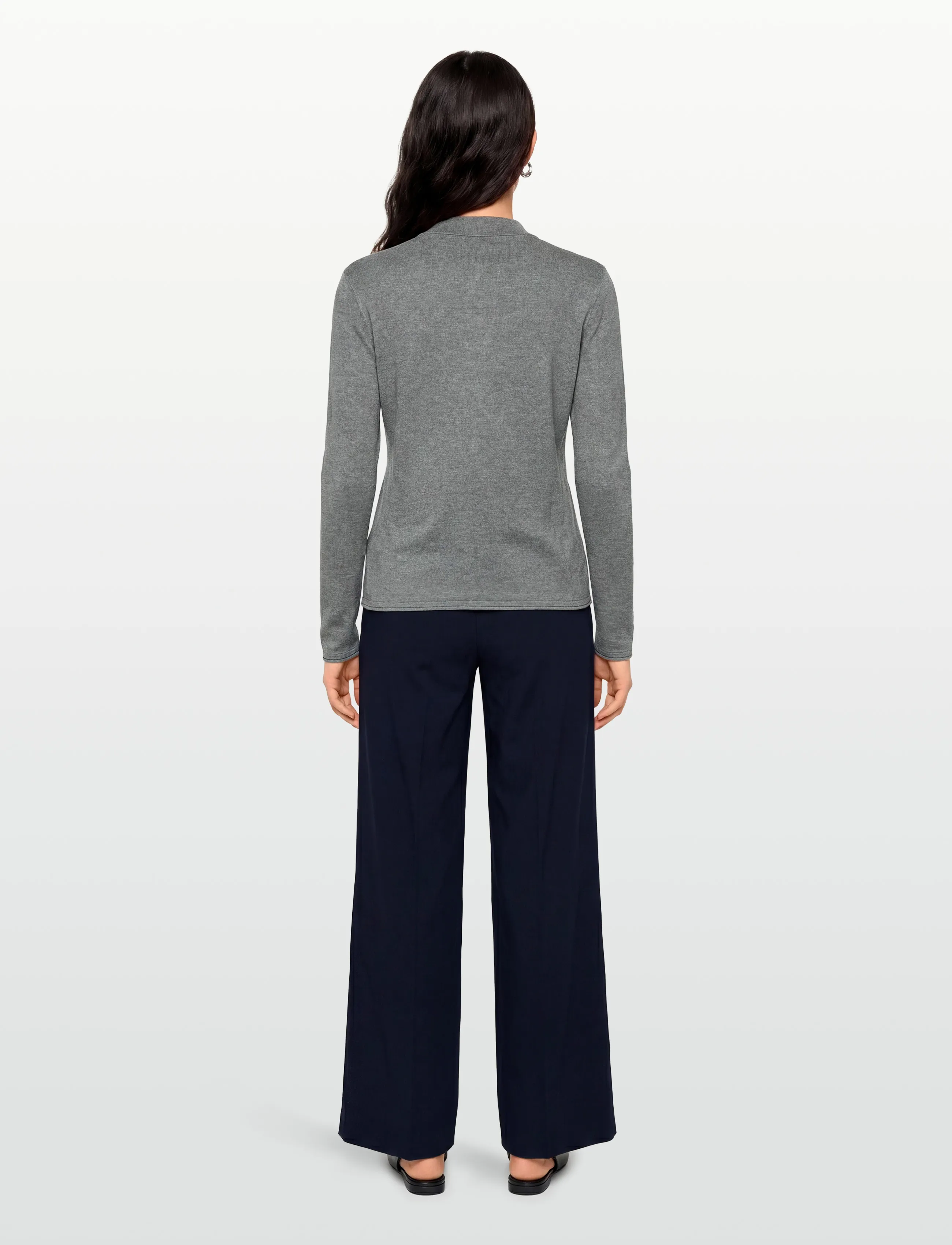 Soft Rebels - SRNori Knit - jumpers - medium grey melange - 4