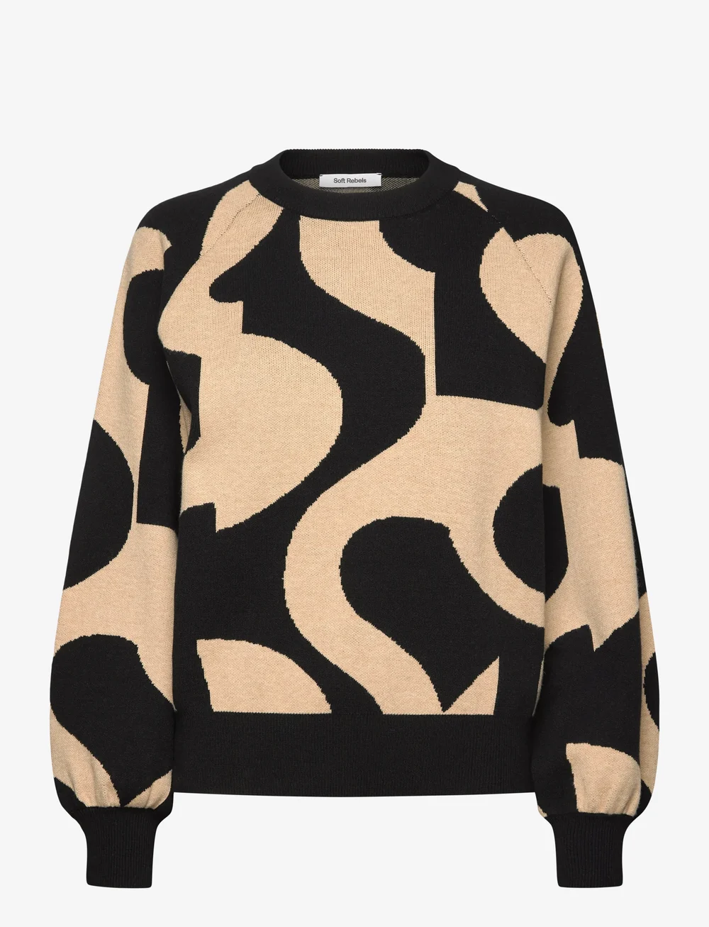 Soft Rebels - SRSima Scape Knit - sviitrid - black - 1