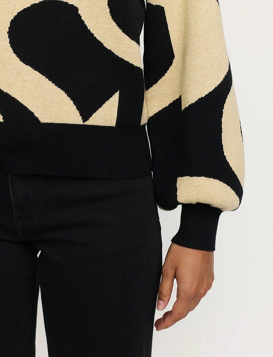 Soft Rebels - SRSima Scape Knit - pullover - black - 3