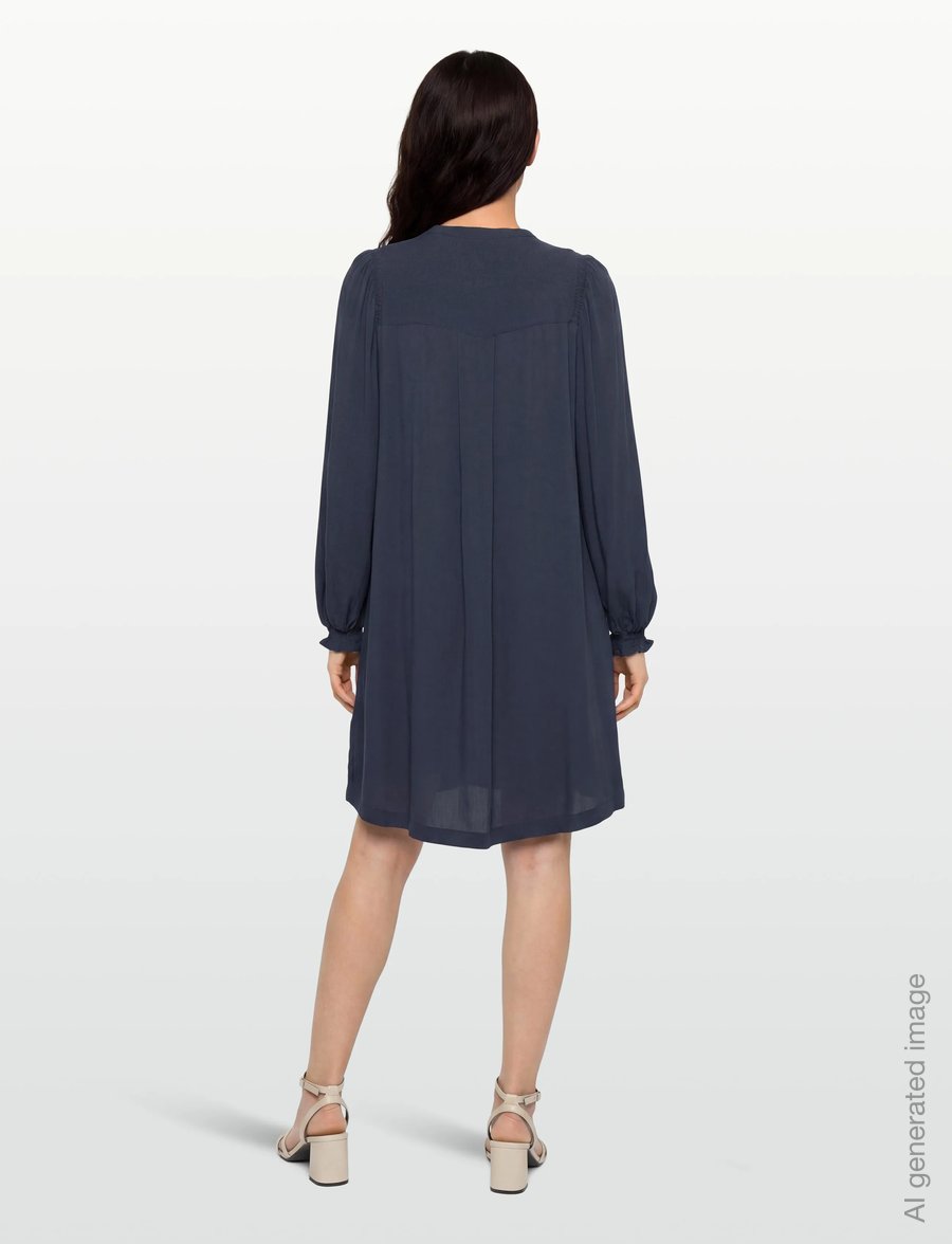 Soft Rebels - SRAnne Mayson Dress - midiklänningar - total eclipse - 4